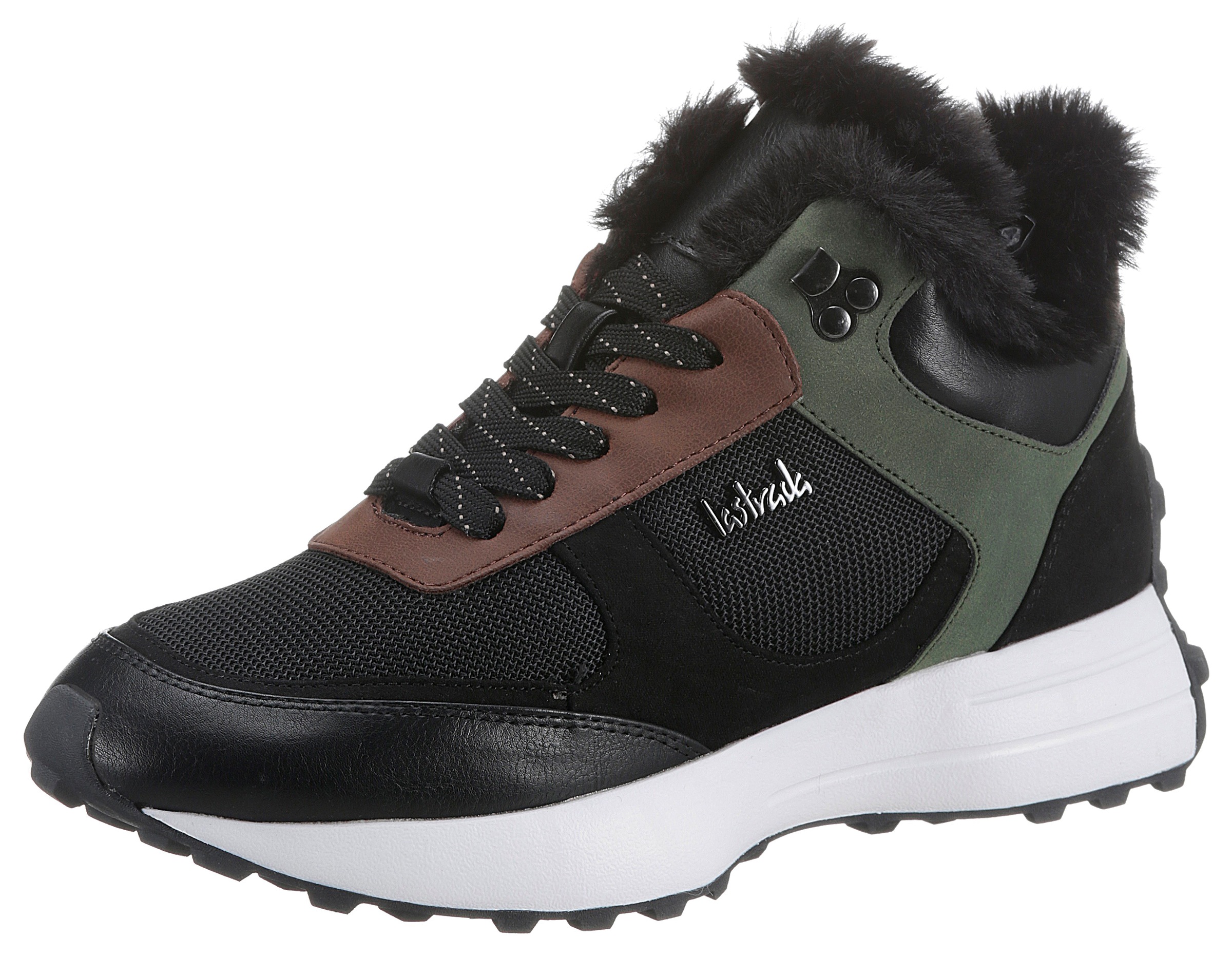 La Strada Keilsneaker »Mid High Sneaker«, mit Kontrastbesatz kaufen
