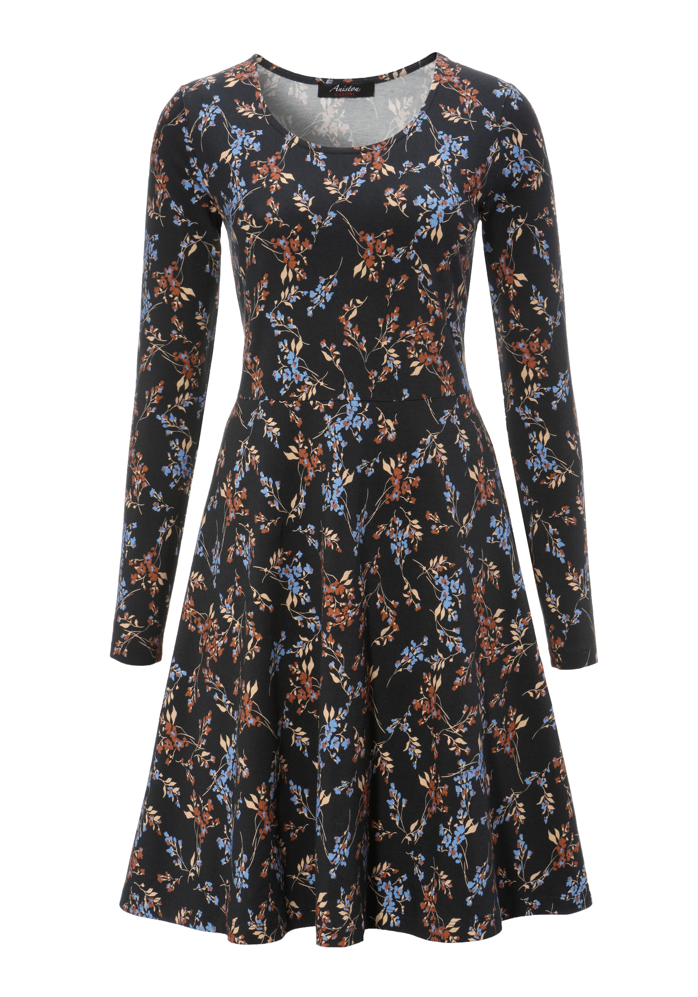 CASUAL kaufen Blumendruck Jerseykleid, Aniston mit harmonischem