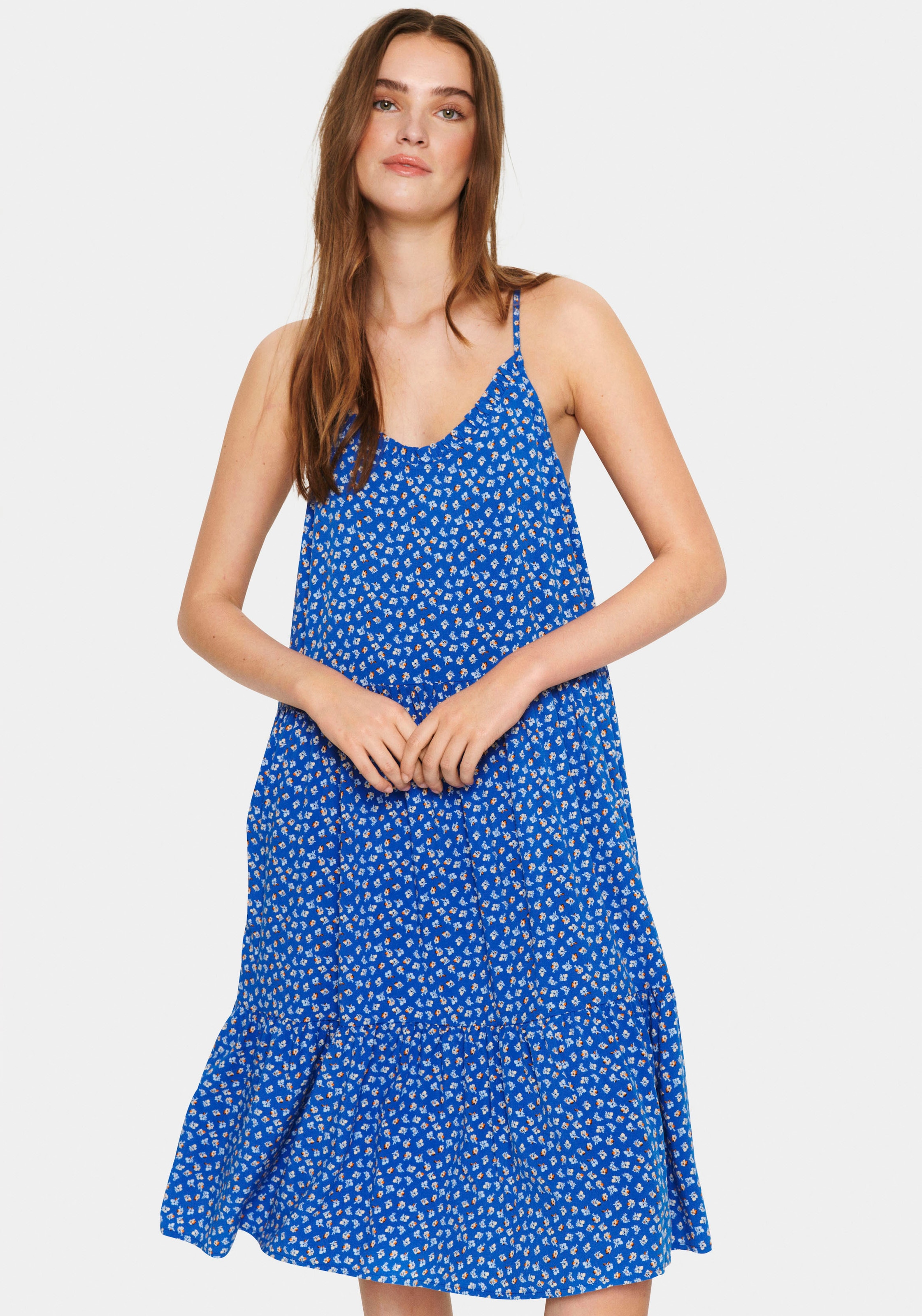 Saint Tropez Trägerkleid »EdaSZ Strap Dress«, mit Volant kaufen