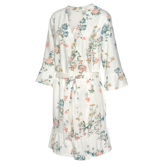 Vivance Dreams Kimono, mit Volants & Wäsche auf Rechnung bestellen
