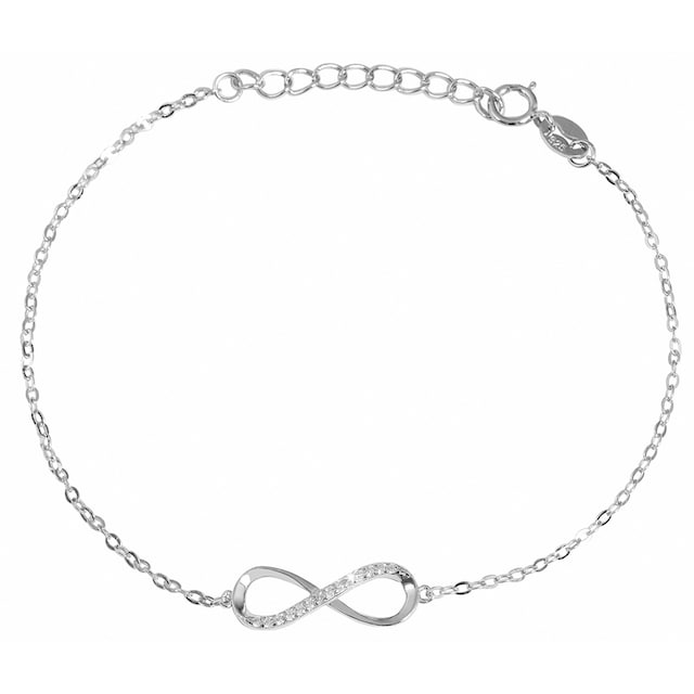 Adelia´s Armband »keine Unendlichzeichen aus 925 Silber mit Zirkonia 20 cm«  im Onlineshop | I\'m walking