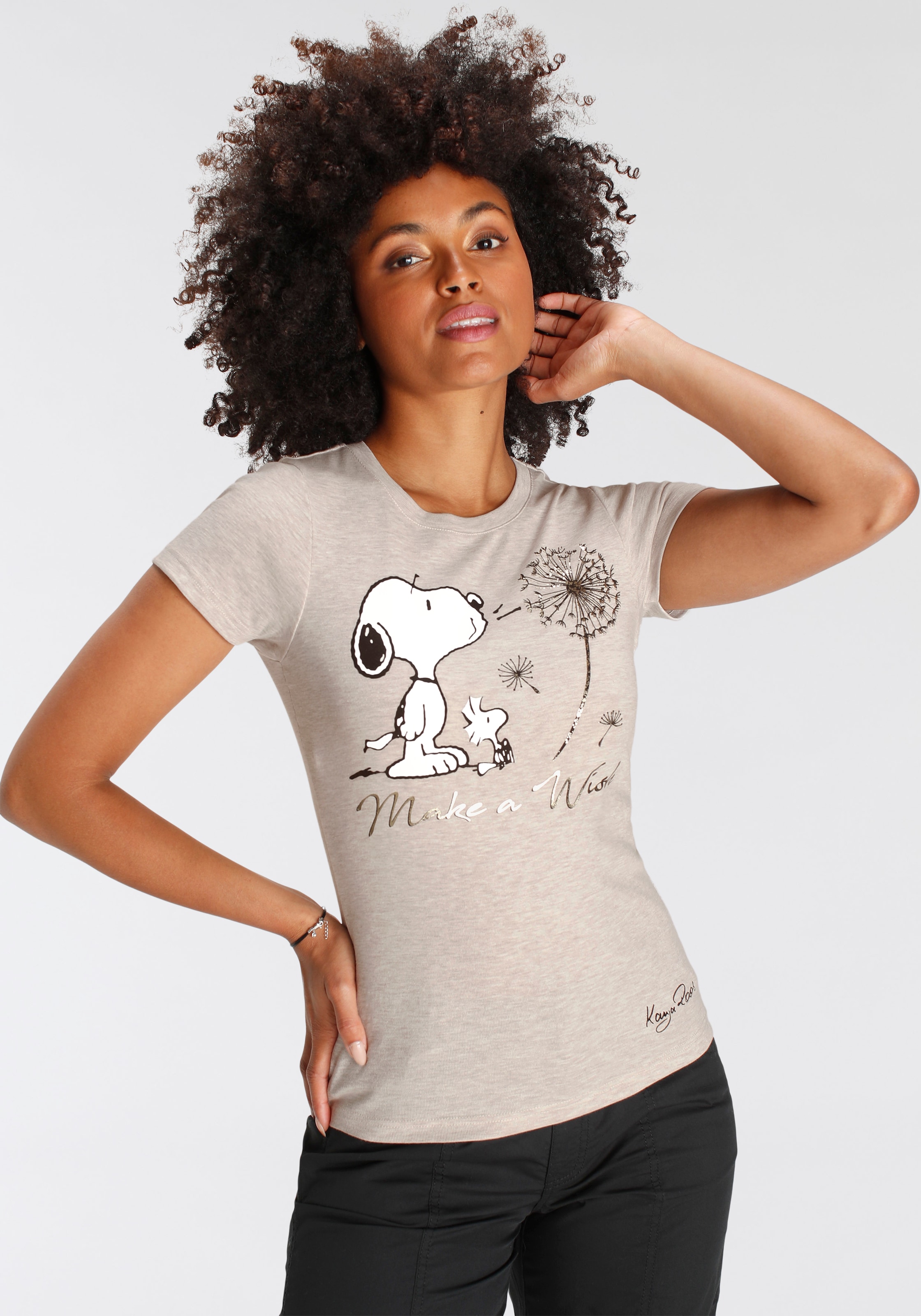 walking | I\'m shoppen Originaldesign lizensiertem KangaROOS Print Kurzarmshirt, mit Snoopy - NEUE KOLLEKTION