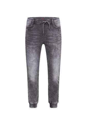 SOCCX Boyfriend-Jeans, mit Elastikbund und Gummizugsaum am Bein kaufen