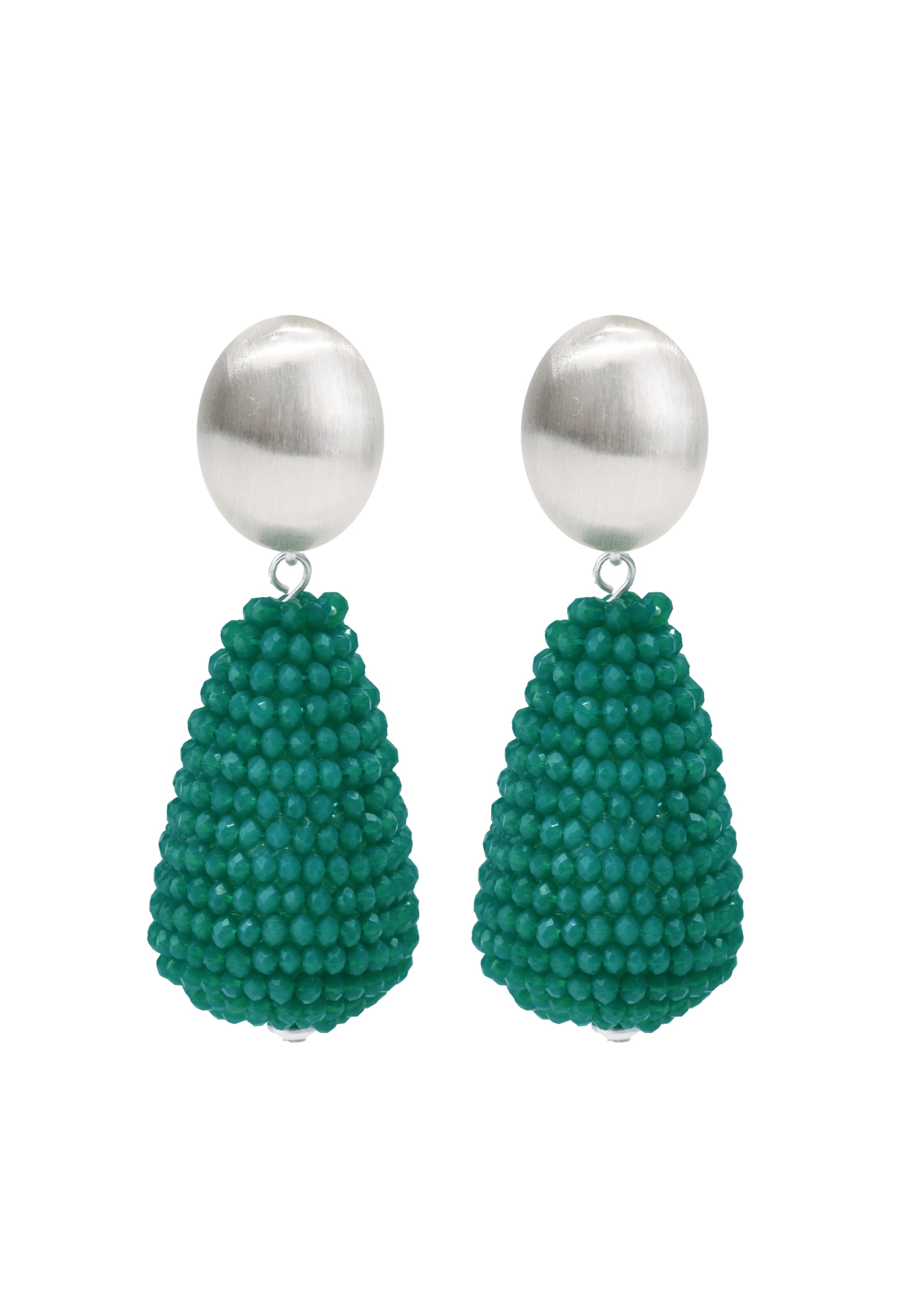 FILIPPA FIRENZE Paar Ohrclips »Milanese«, mit funkelnden Kristallen in  Tropfenform online kaufen | I\'m walking