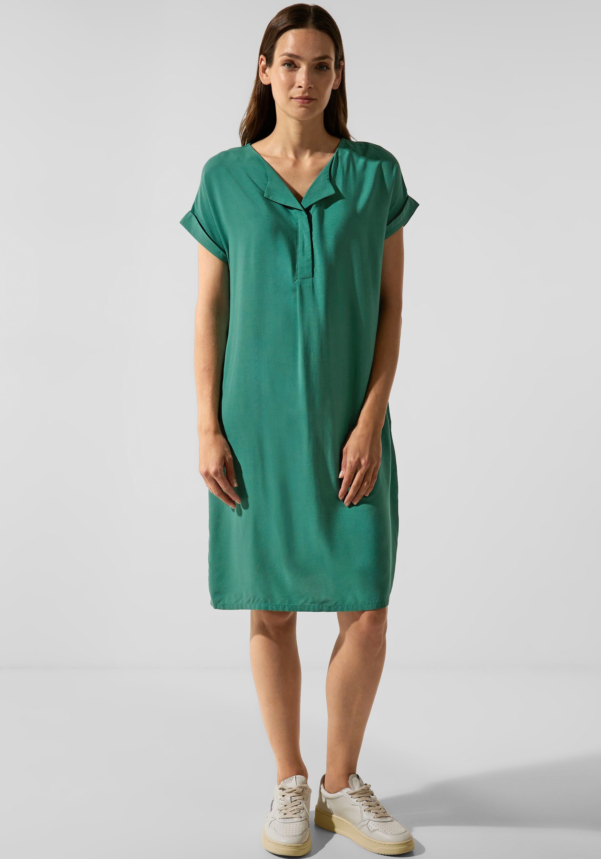 A-Linien-Kleid, ONE | mit seitlichen walking I\'m online STREET Taschen