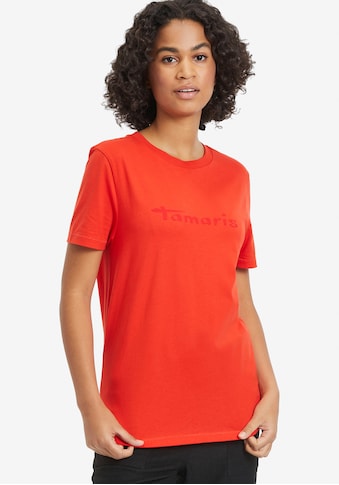 Tamaris T-Shirt, mit Rundhalsausschnitt - NEUE KOLLEKTION kaufen | I\'m  walking