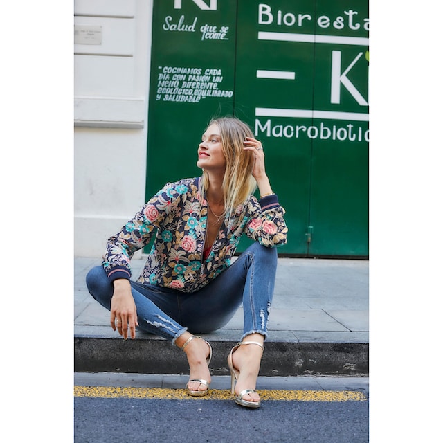 Aniston CASUAL Blouson, mit Blumendruck kaufen