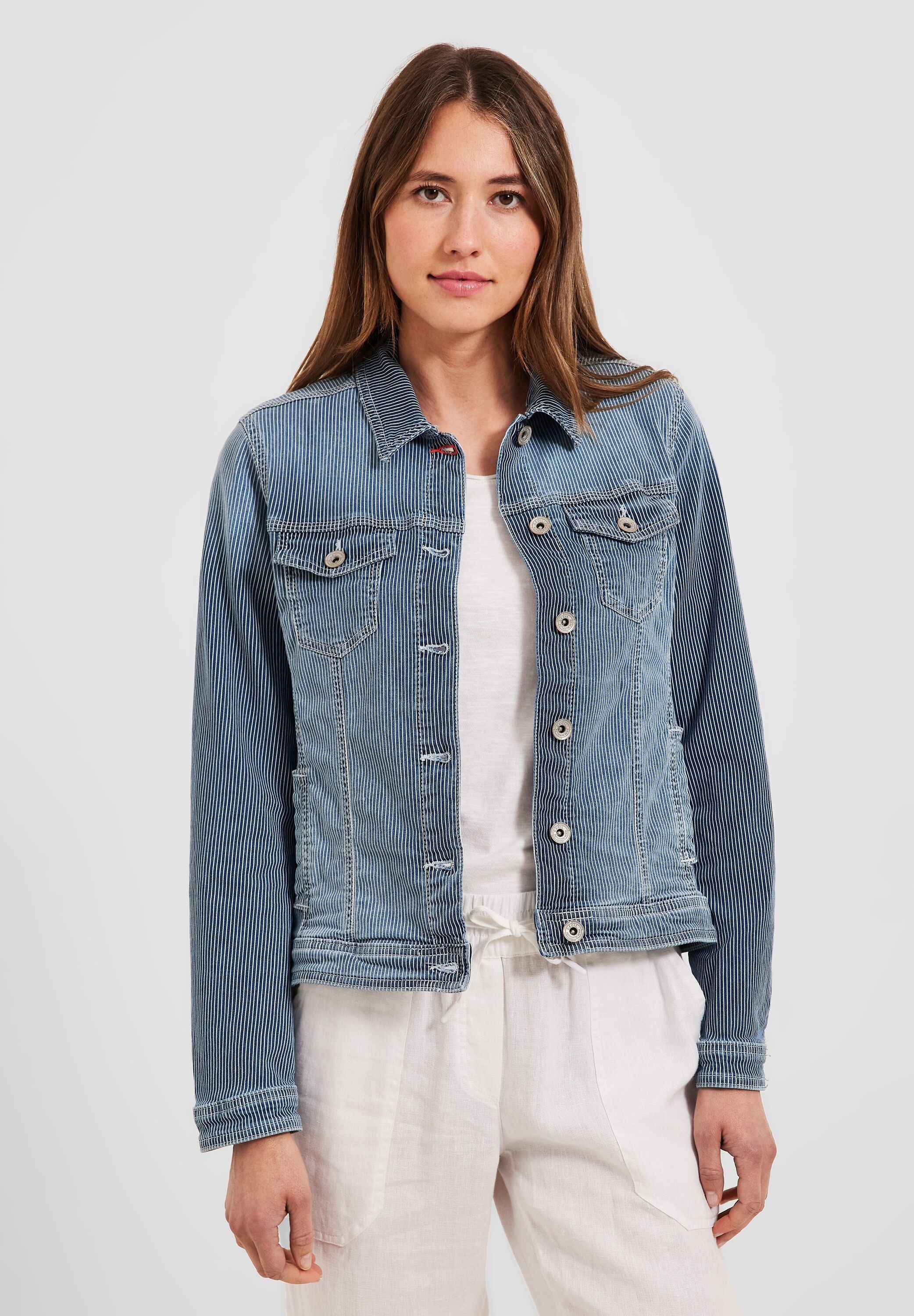 Cecil Jeansjacke, ohne Kapuze, im Denim-Style kaufen