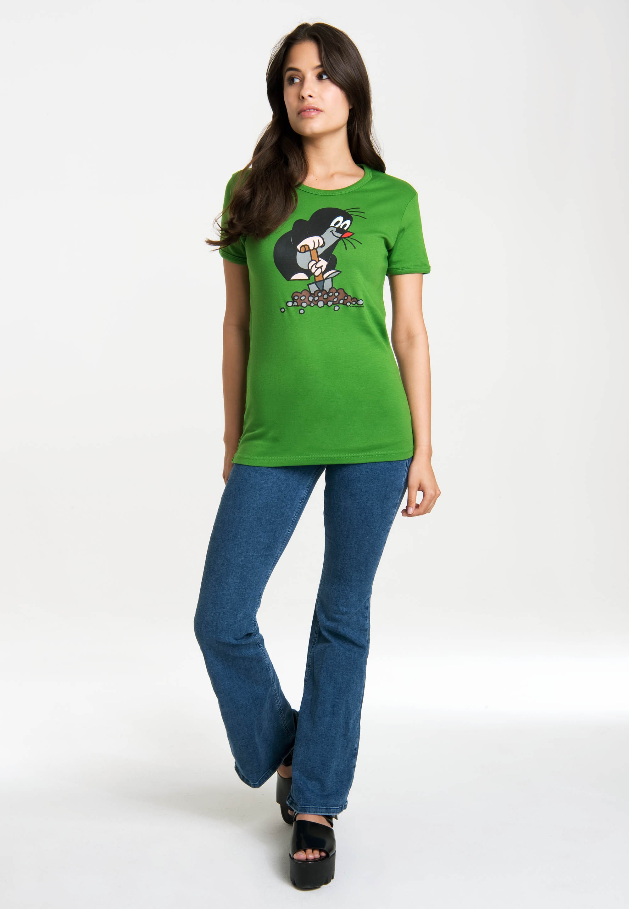 shoppen kleine Maulwurf«, LOGOSHIRT Originaldesign mit »Der T-Shirt lizenziertem