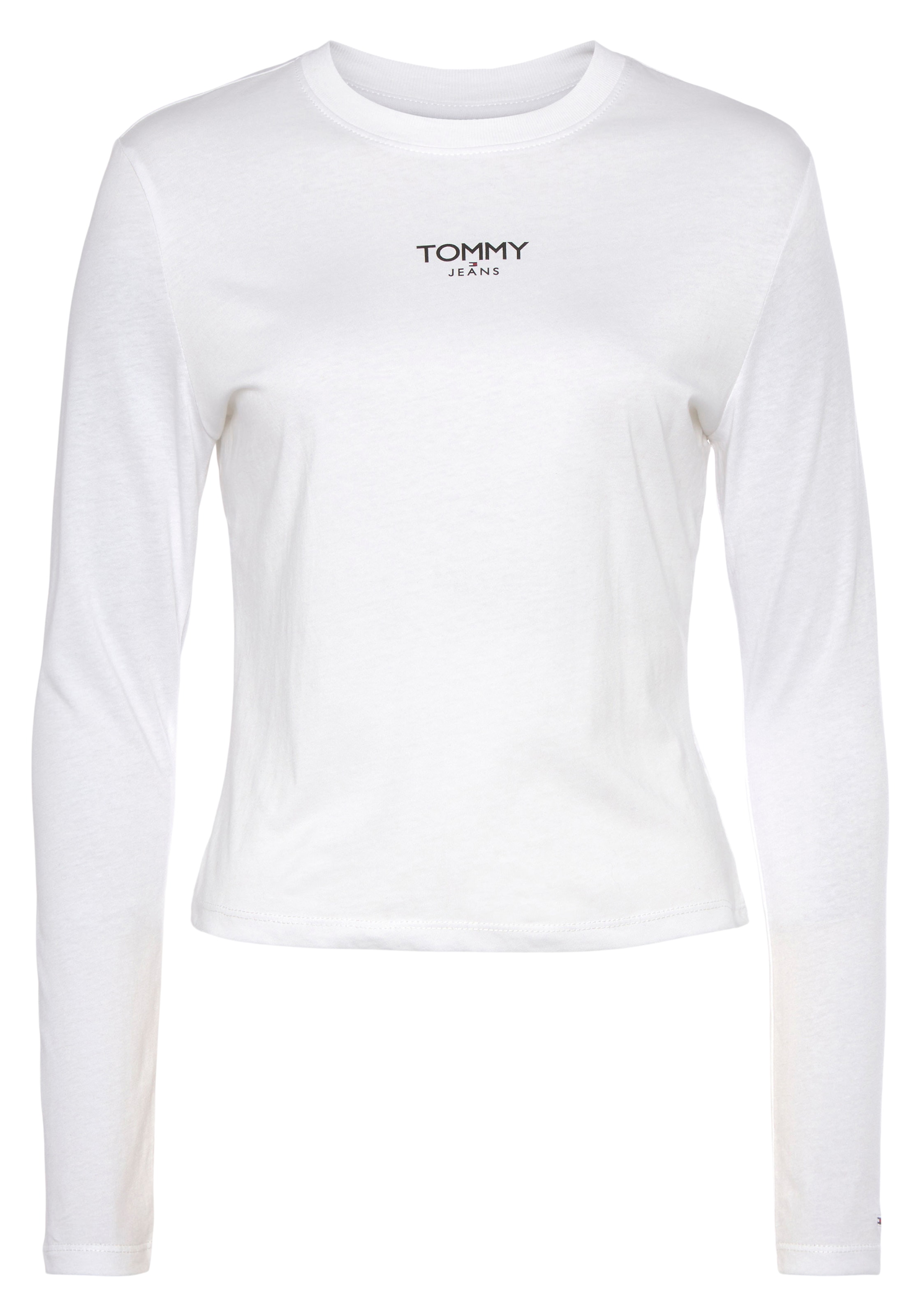Tommy Jeans Langarmshirt »TJW BBY ESSENTIAL LOGO 1 LS«, mit Logodruck  online | V-Shirts