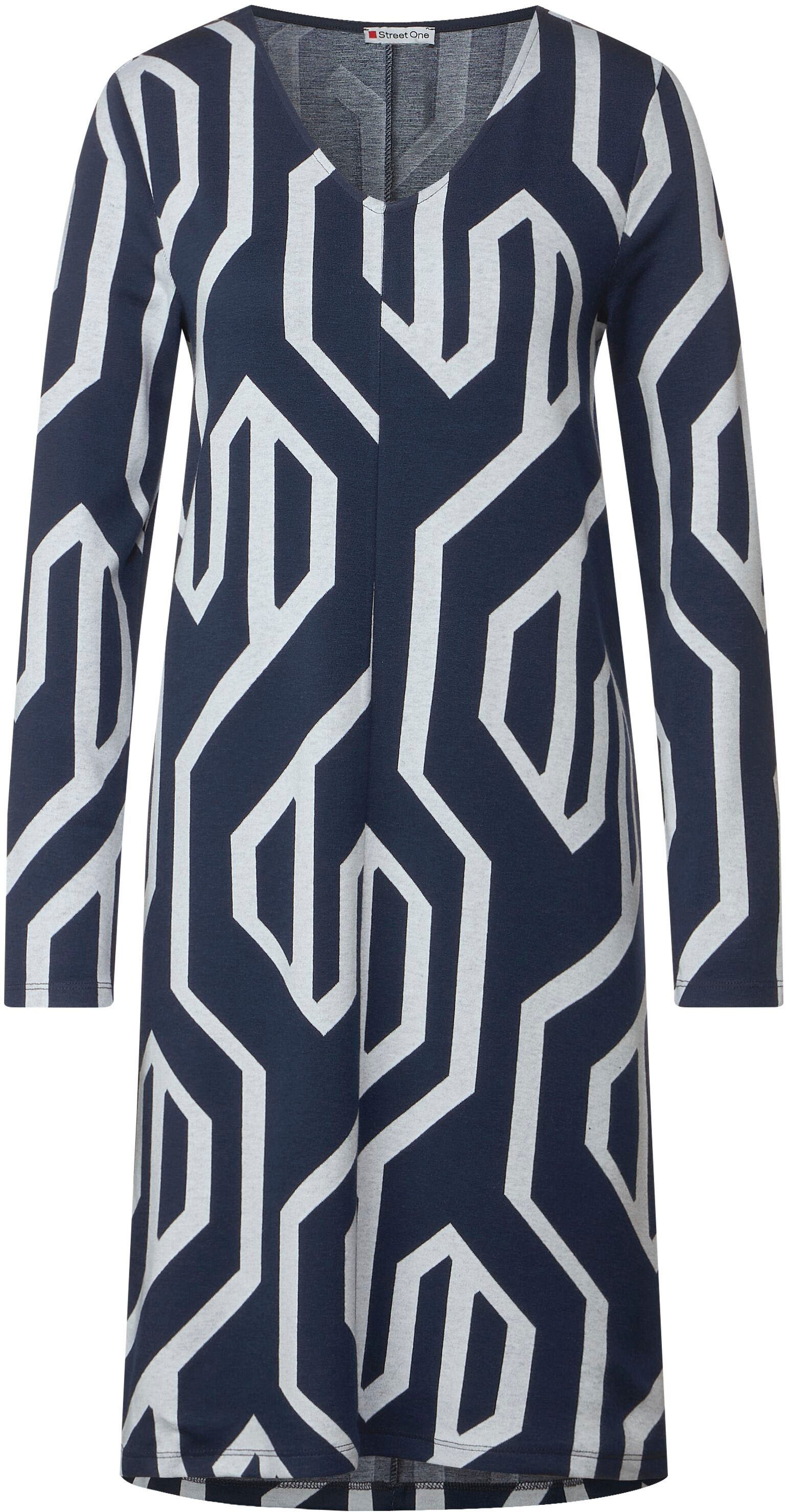 STREET ONE Shirtkleid in moderater Länge