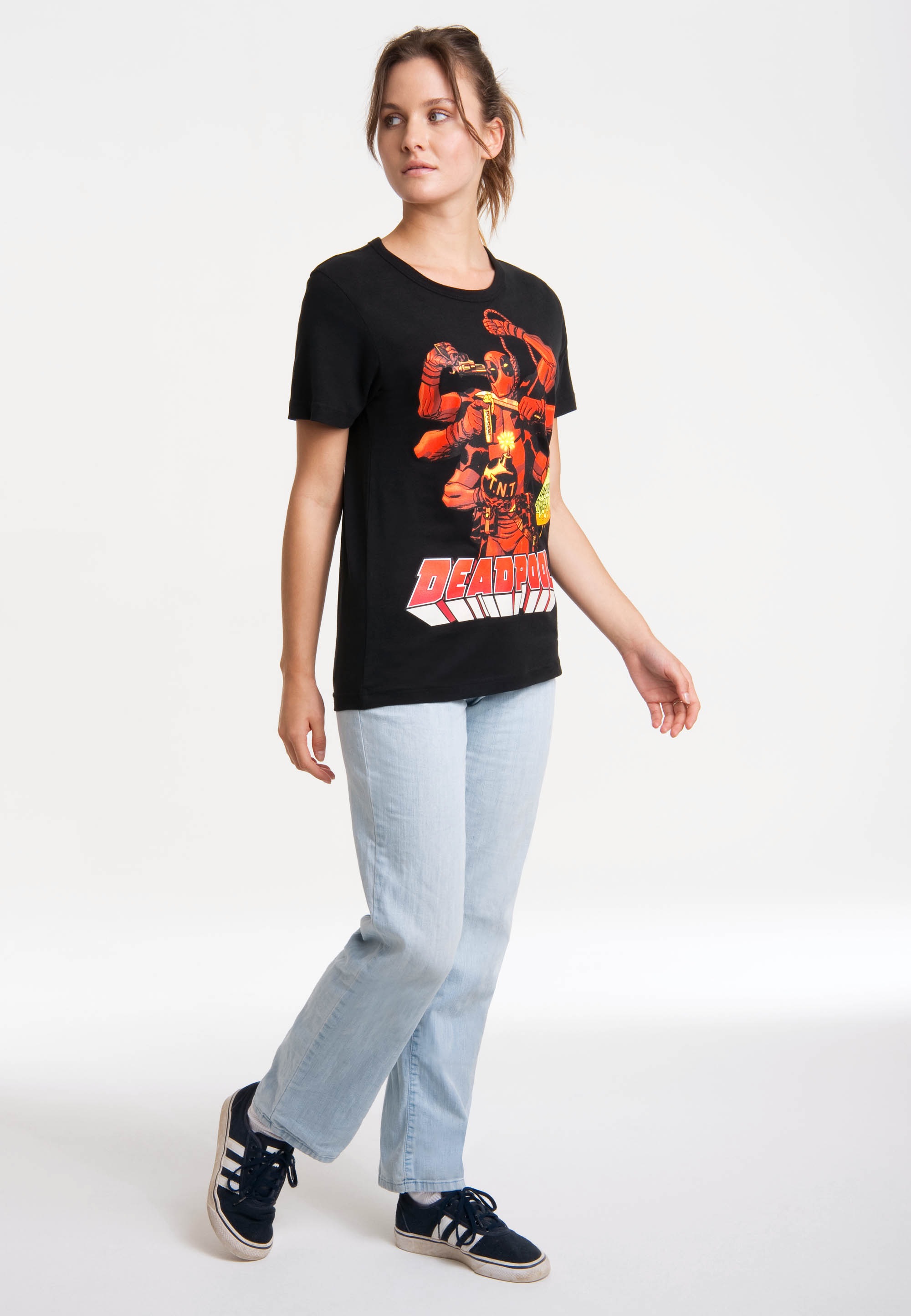 »Marvel Deadpool«, I\'m mit Comics | - lizenziertem LOGOSHIRT walking kaufen T-Shirt Print