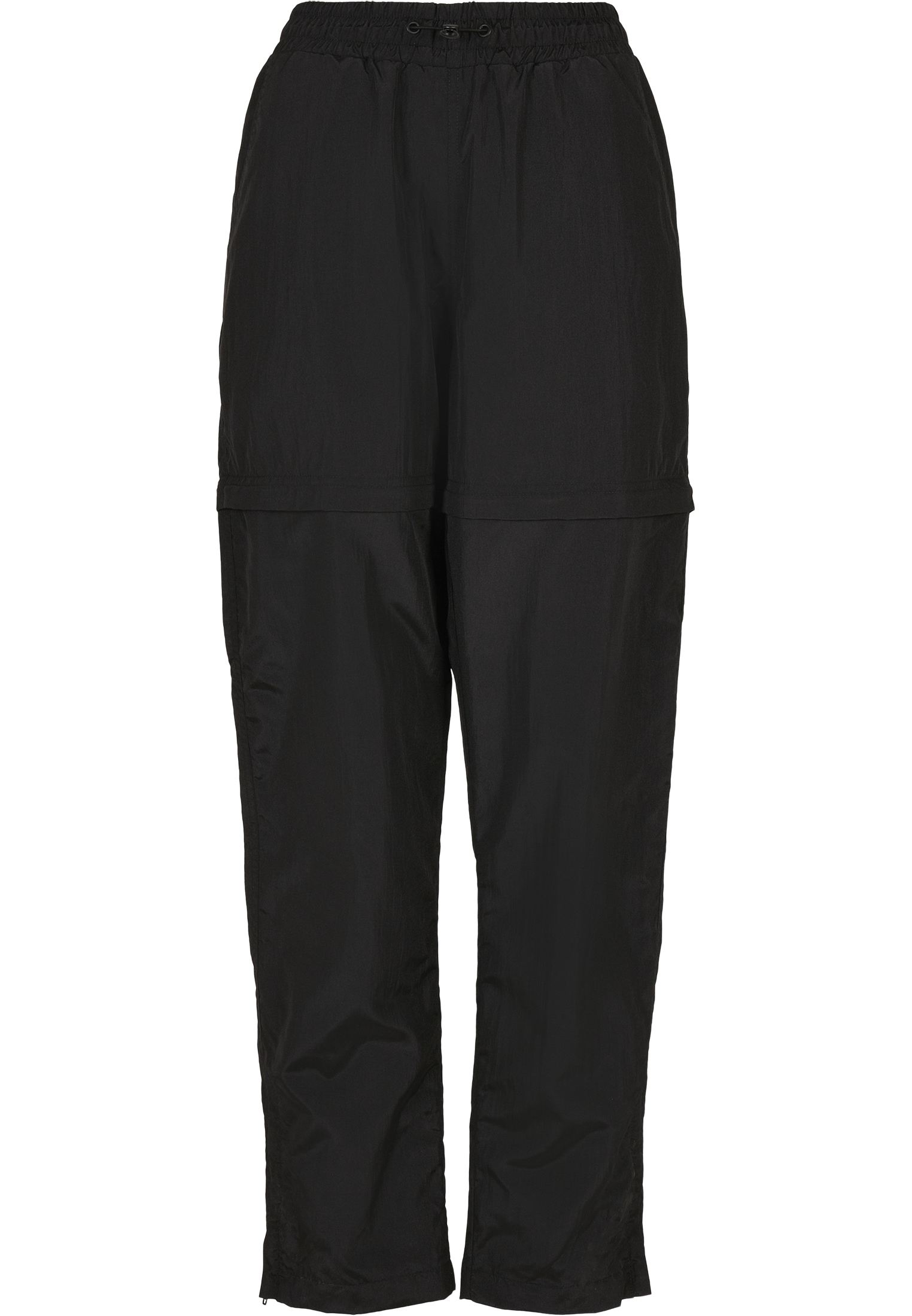 URBAN CLASSICS Shiny bestellen Jerseyhose Nylon Ladies Zip Pants«, Crinkle (1 tlg.) »Damen