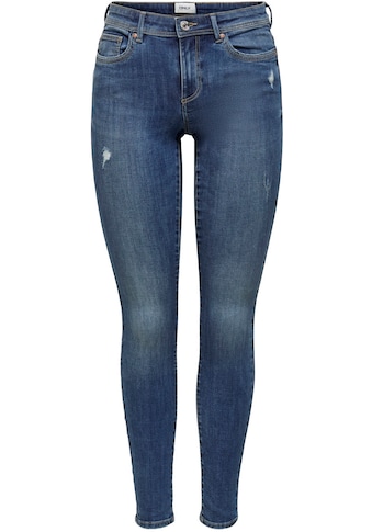 ONLY Skinny-fit-Jeans »ONLWAUW«, mit leichten Destroyed Effekten kaufen