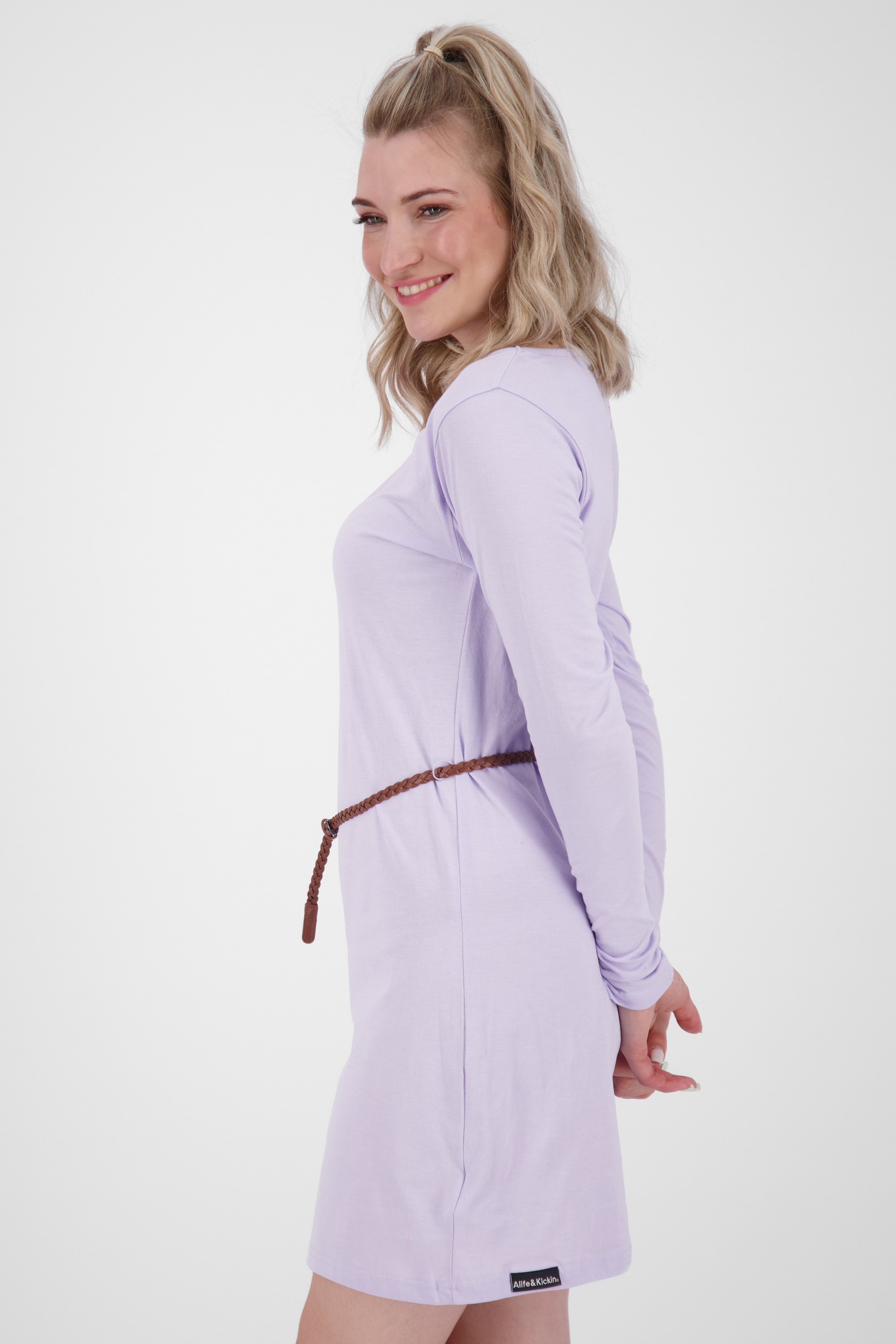Alife & bestellen A Kickin Damen Longsleeve »EllinAK Dress Kleid« Blusenkleid Sommerkleid