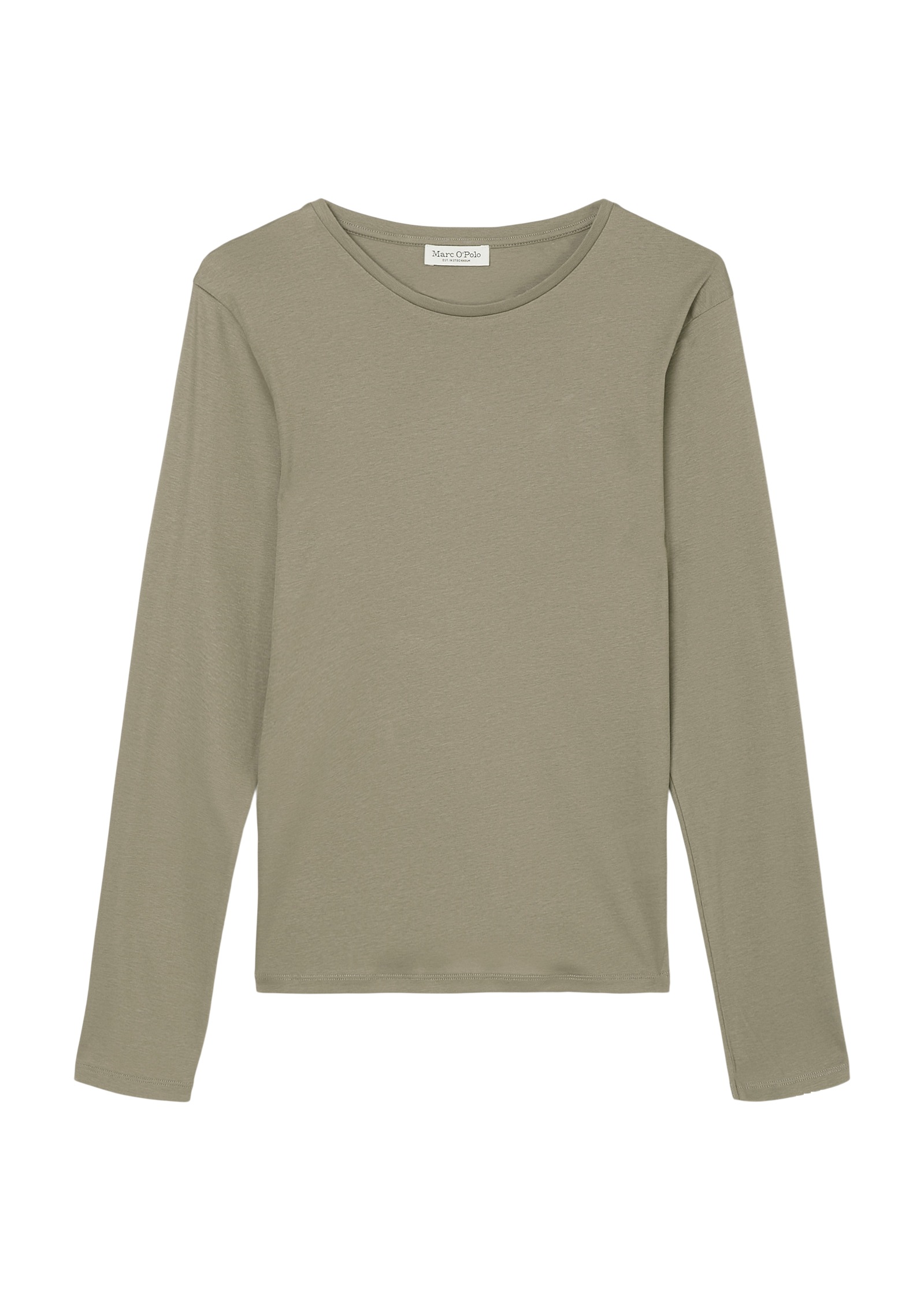 marc o'polo -  Langarmshirt "aus mercerisierter Bio-Baumwolle"