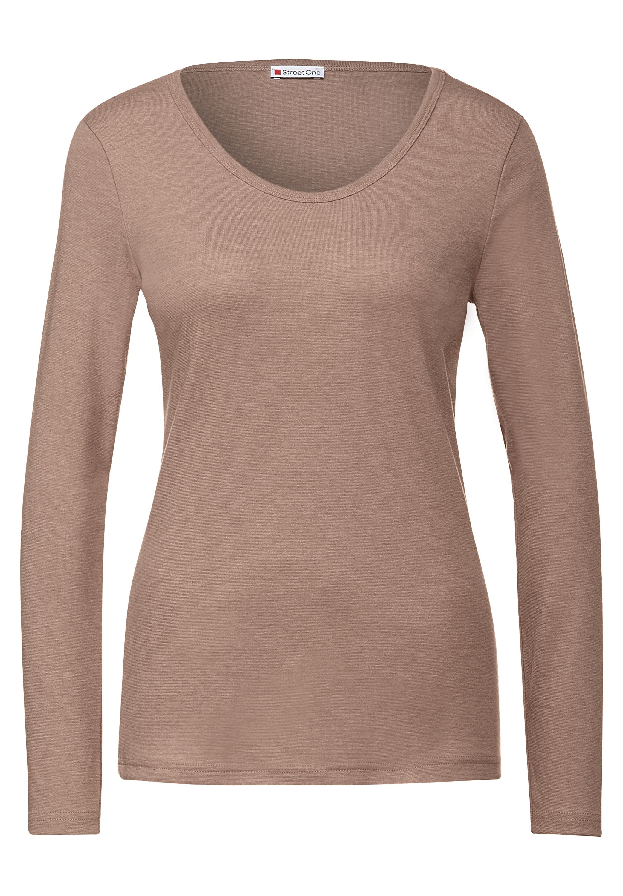 STREET ONE V-Shirt, aus softem Materialmix kaufen