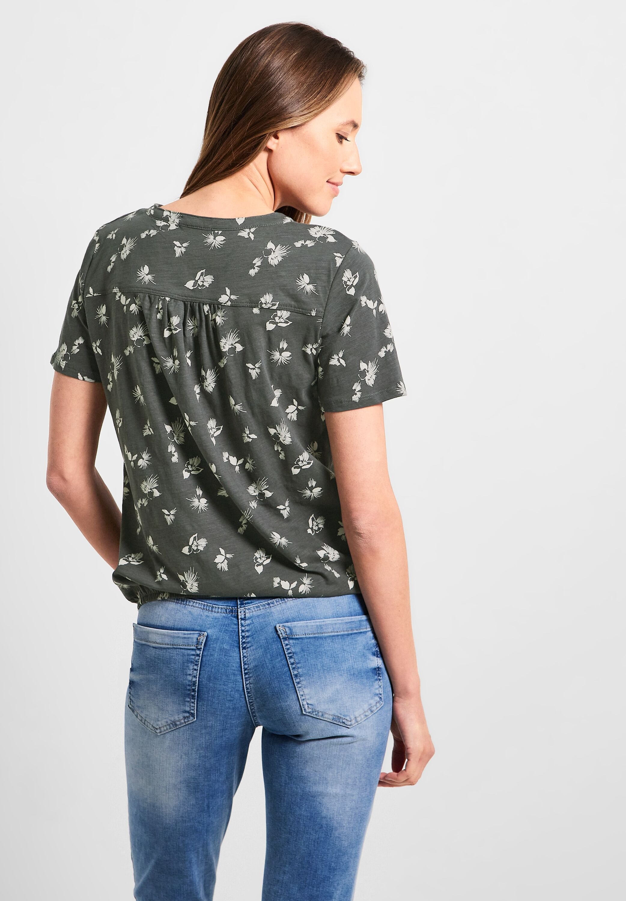 Cecil T-Shirt, aus Baumwolle reiner online
