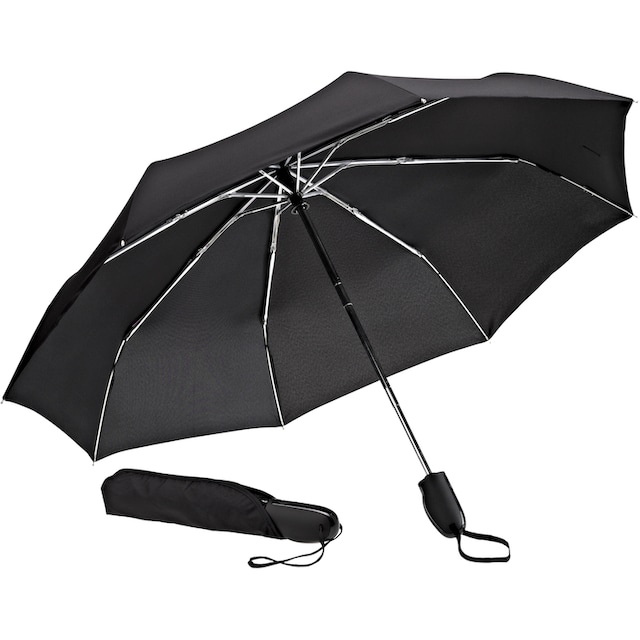 EuroSCHIRM® Taschenregenschirm »Automatik 32S7, schwarz« online kaufen |  I'm walking
