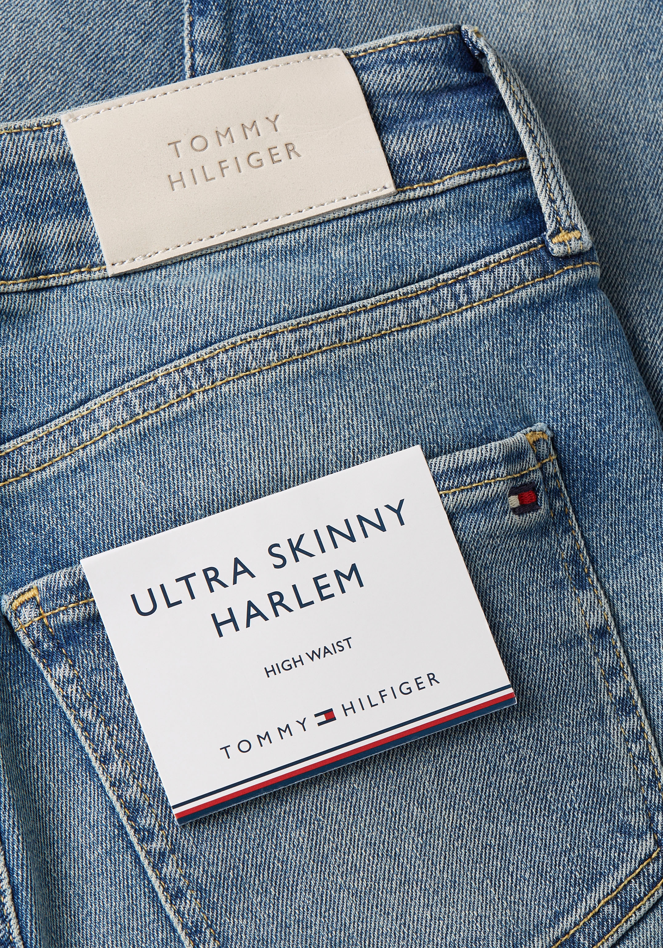 Tommy Hilfiger Skinny-fit-Jeans »TH FLEX HARLEM U SKINNY HW KAI«, in blauer  Waschung online | I'm walking
