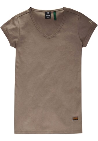 G-Star RAW V-Shirt »Eyben Slim V-Neck Top«, mit V-Ausschnitt und kleinen Logodruck vorne kaufen