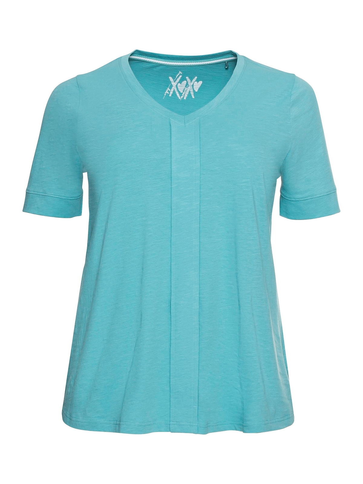 Sheego T-Shirt »Große Größen«, mit dekorativer Falte vorne bestellen | I'm  walking