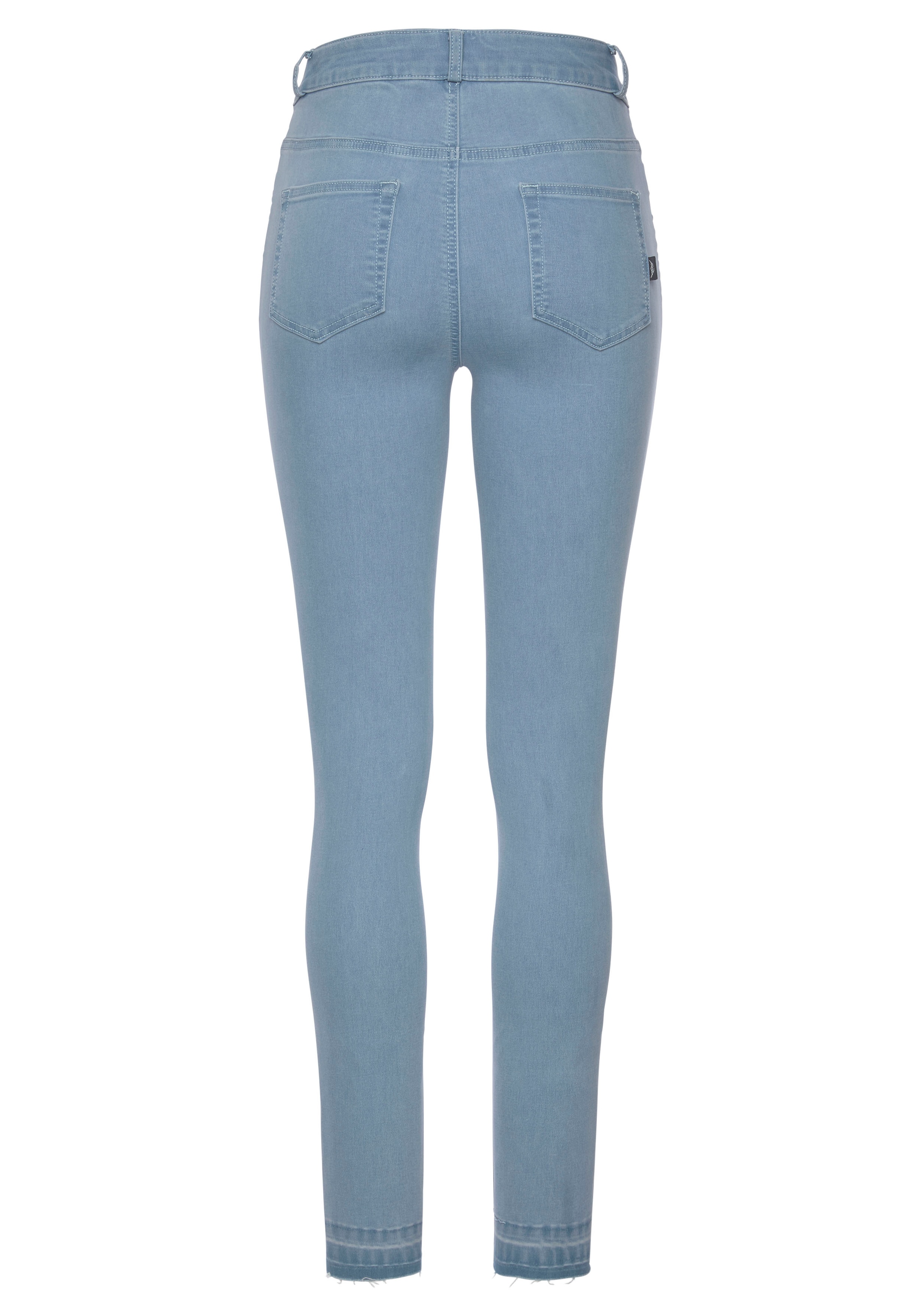 Arizona Skinny-fit-Jeans »Ultra Stretch«, High Waist mit offenem Saum  online | I\'m walking