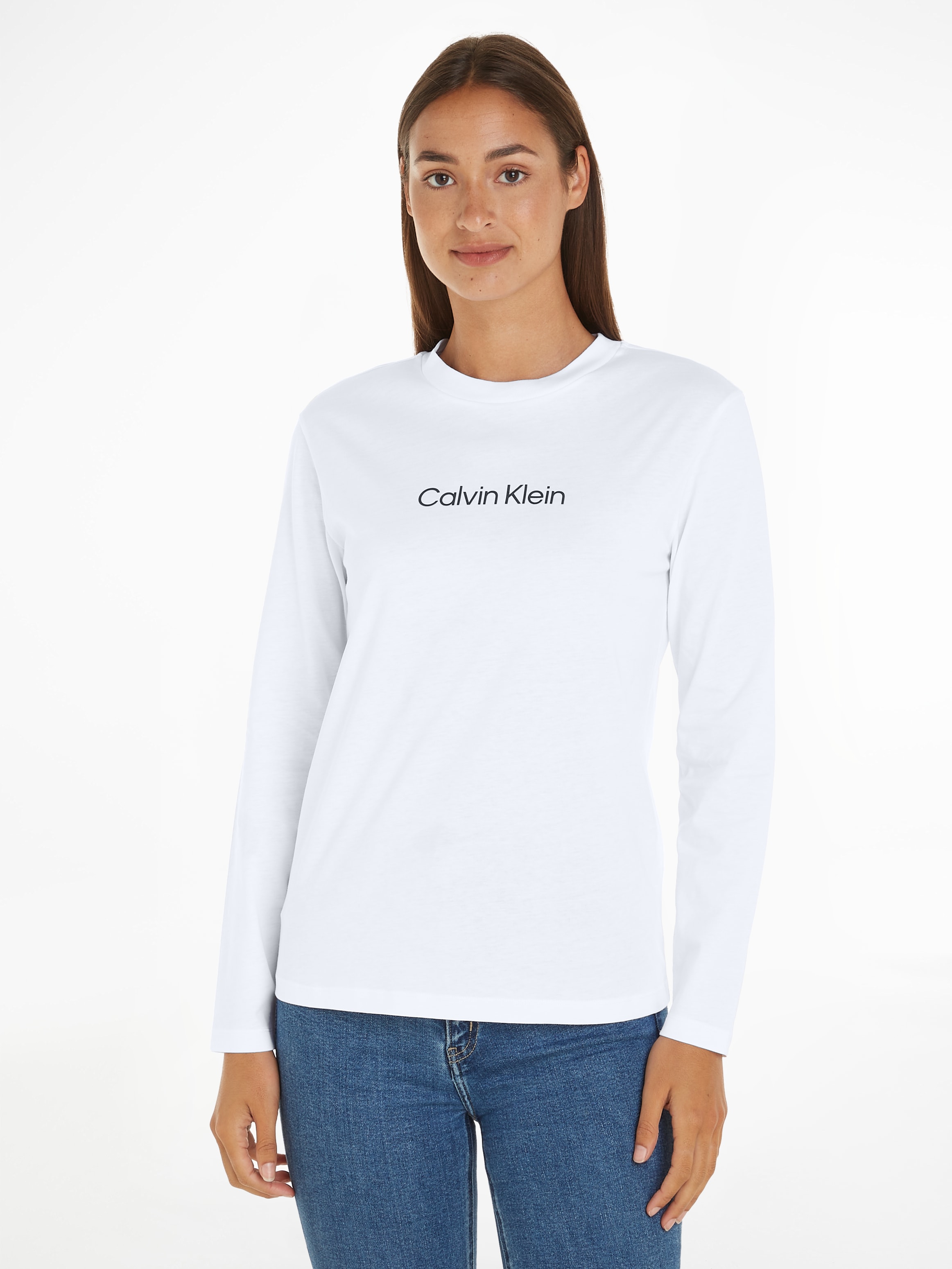 Calvin Klein Langarmshirt »HERO LOGO LONGSLEEVE T-SHIRT« online kaufen |  I'm walking