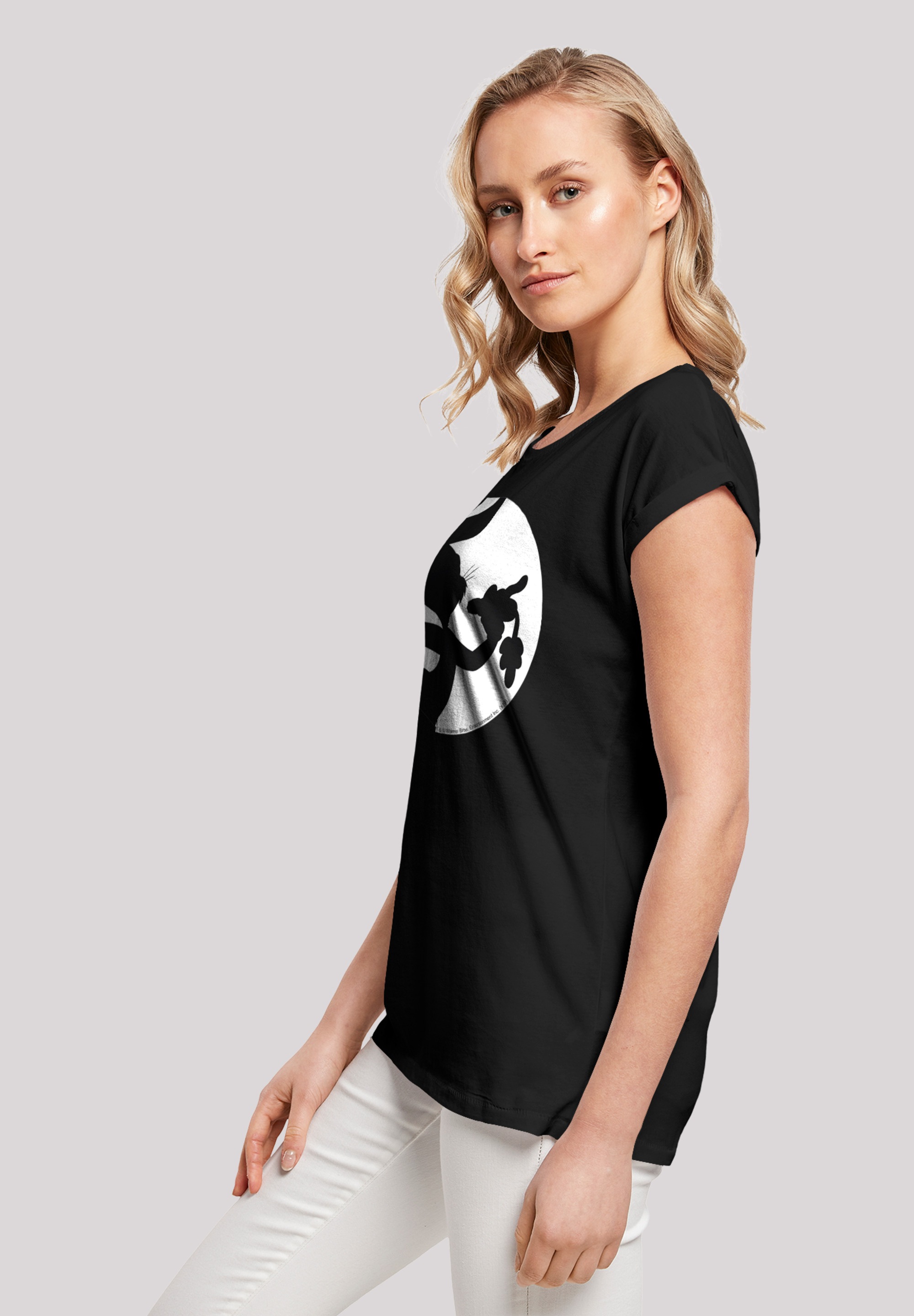 F4NT4STIC T-Shirt »Looney Tunes Bugs Bunny Breast Silhouette Print«, Print shoppen