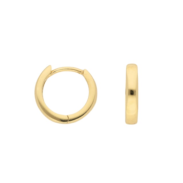 Adelia´s Paar Ohrhänger »1 Paar 333 Gold Ohrringe / Creolen Ø 12 mm«, 333  Gold Goldschmuck für Damen kaufen | I\'m walking