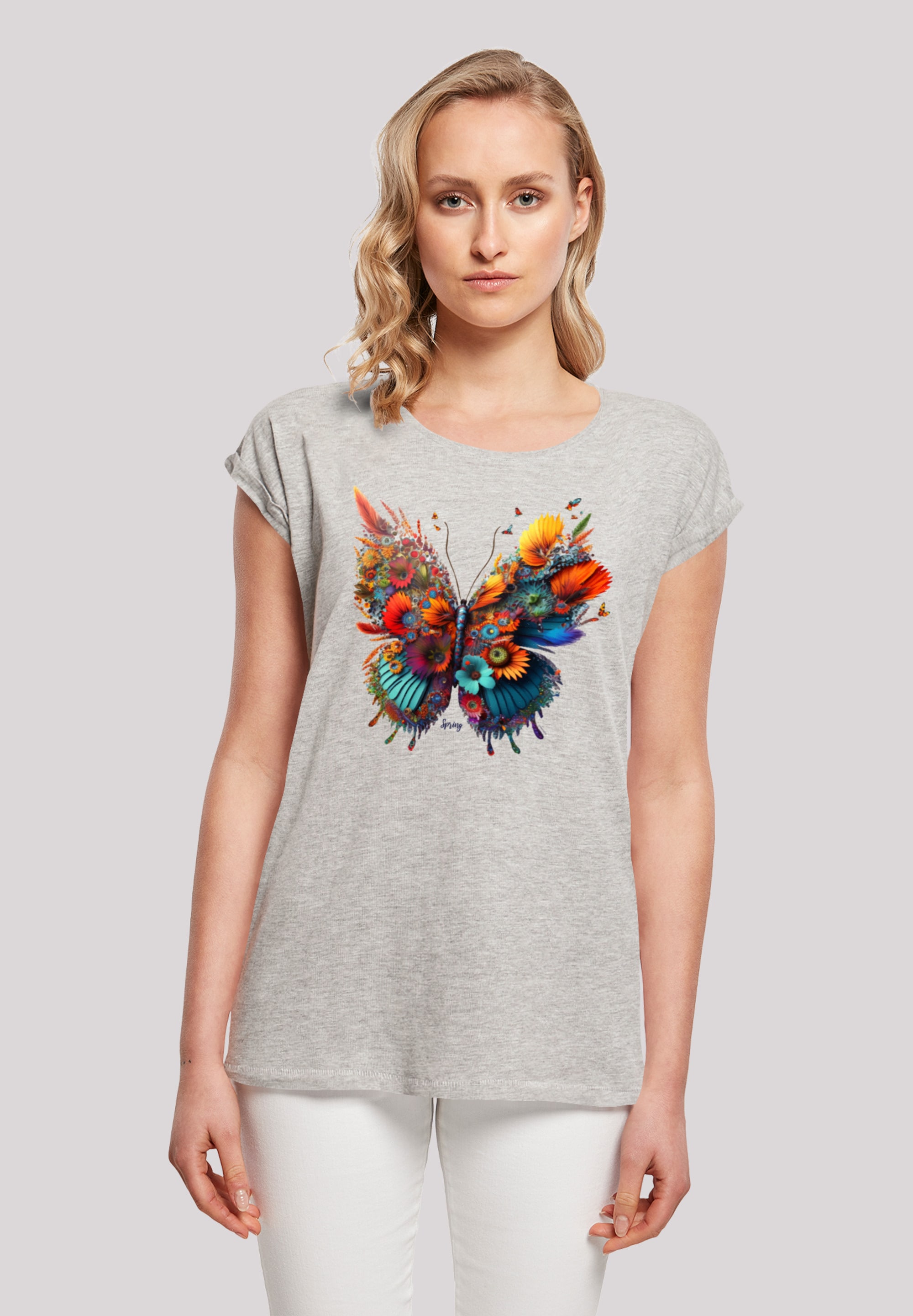 F4NT4STIC T-Shirt | walking Blumen«, »Schmetterling shoppen I\'m Print