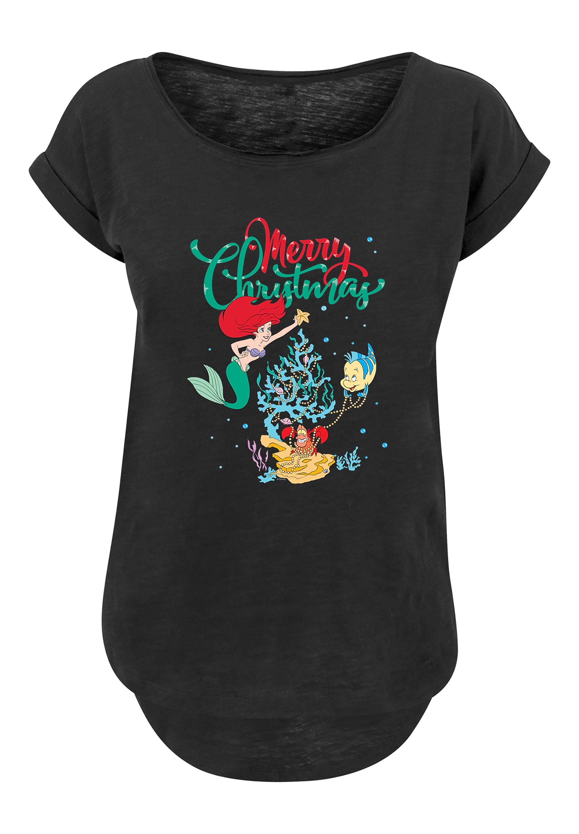 die shoppen Arielle T-Shirt Merry walking Christmas«, Print F4NT4STIC I\'m Meerjungfrau »Disney |