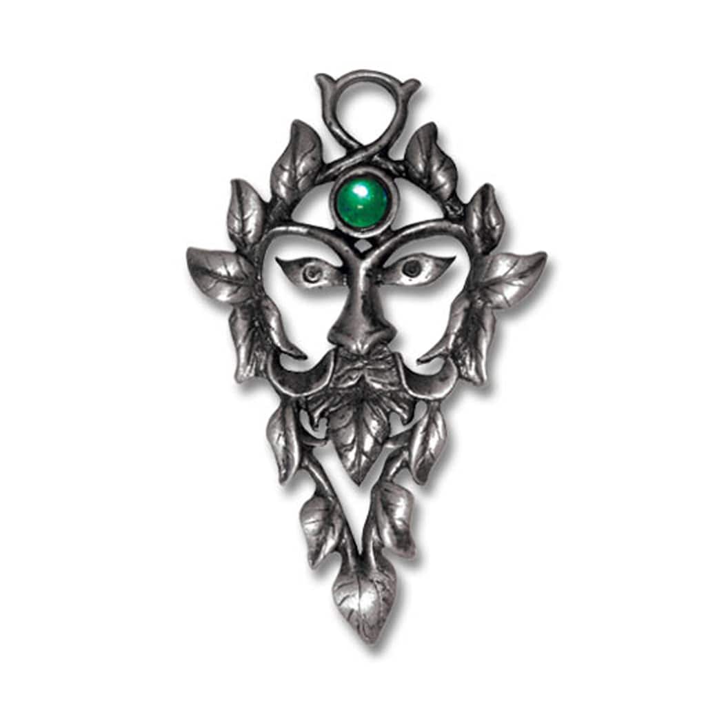 Adelia´s Amulett Amulett Anhänger Greenwood Green Man Green Man - Naturmagie