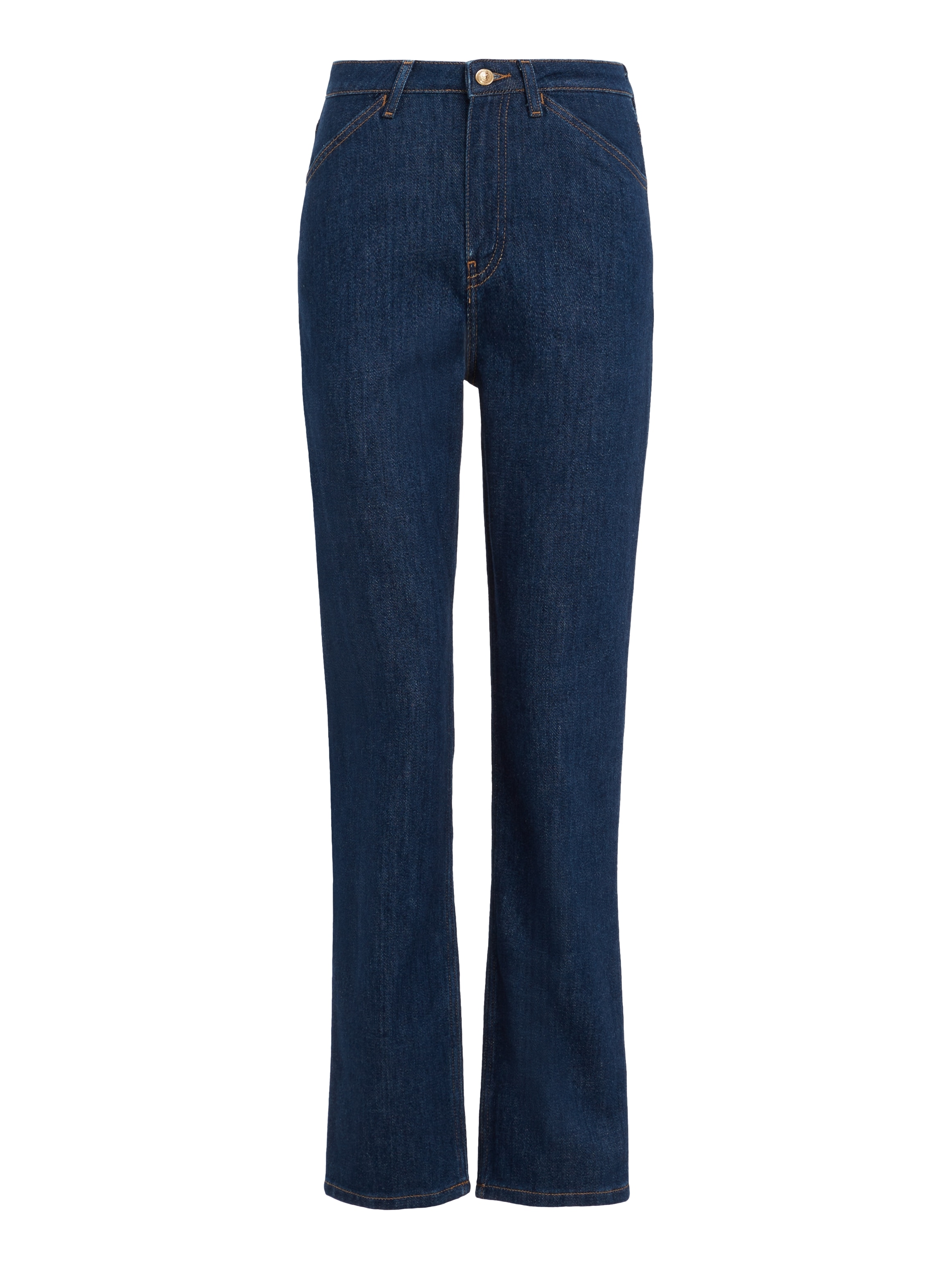 Tommy Hilfiger Straight-Jeans »CLASSIC STRAIGHT HW«, shoppen walking Tommy Leder-Badge Hilfiger | I\'m mit