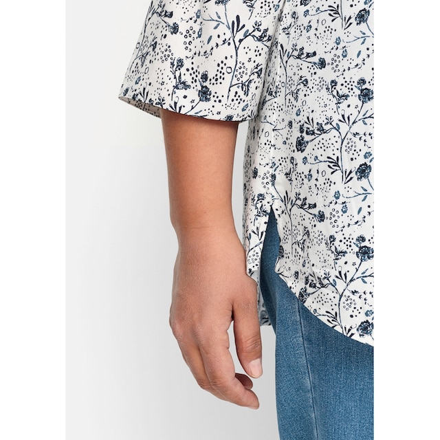 Sheego Shirtbluse »Große Größen«, mit Blumenprint, leicht transparent  bestellen | I\'m walking