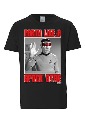 LOGOSHIRT T-Shirt »Star Trek - Spock, Party«, mit lizenziertem Print kaufen
