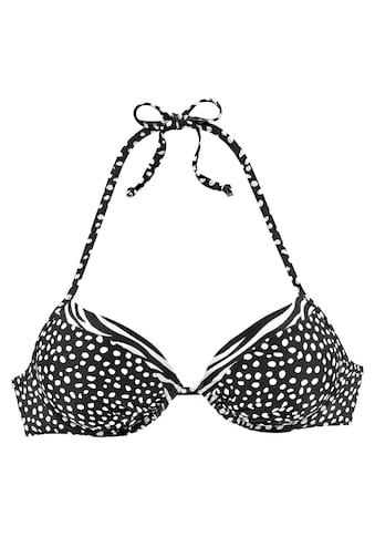 LASCANA Push-Up-Bikini-Top »Safari«, mit Mustermix kaufen