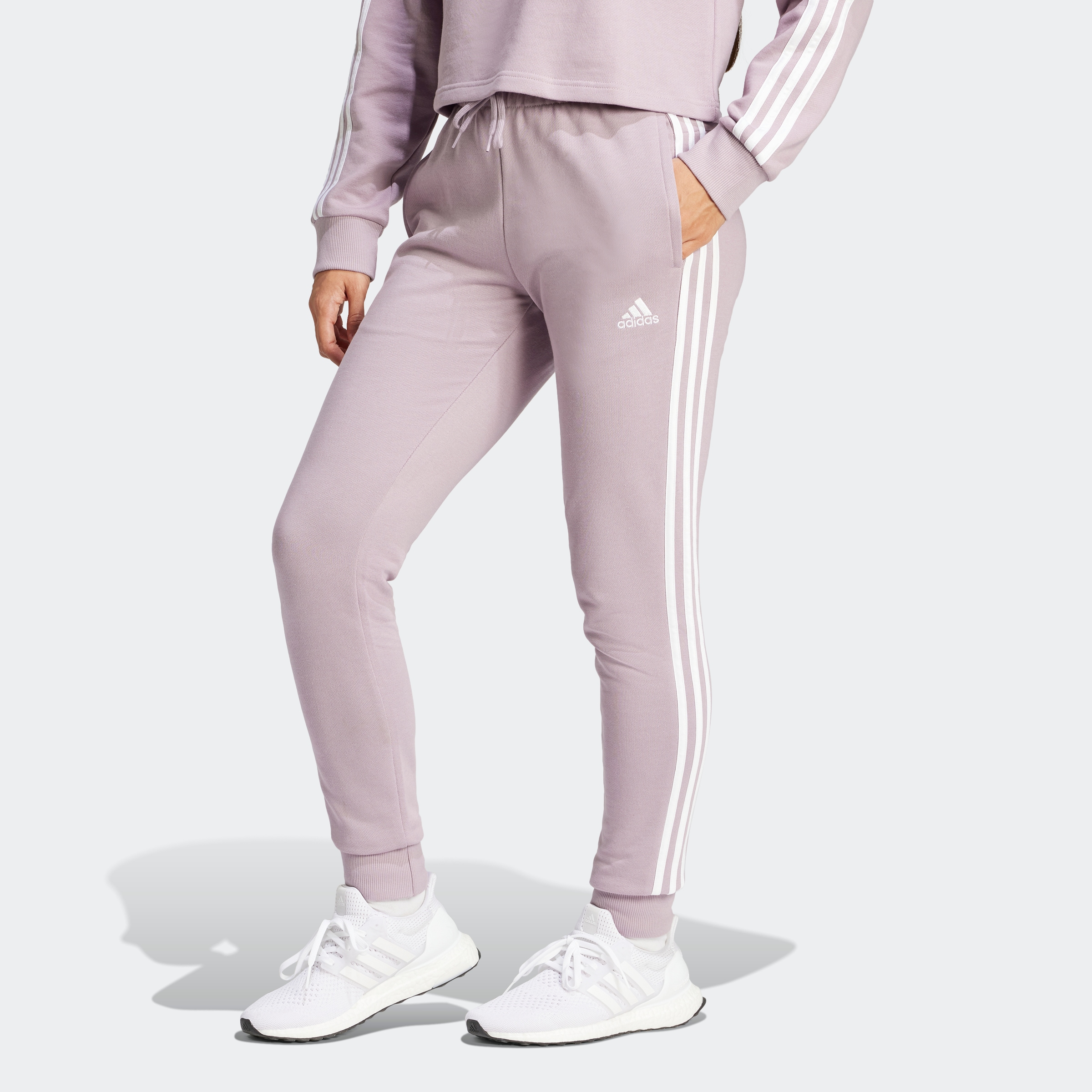Jogginghose TERRY adidas HOSE« FRENCH CUFFED »ESSENTIALS Sportswear 3STREIFEN kaufen