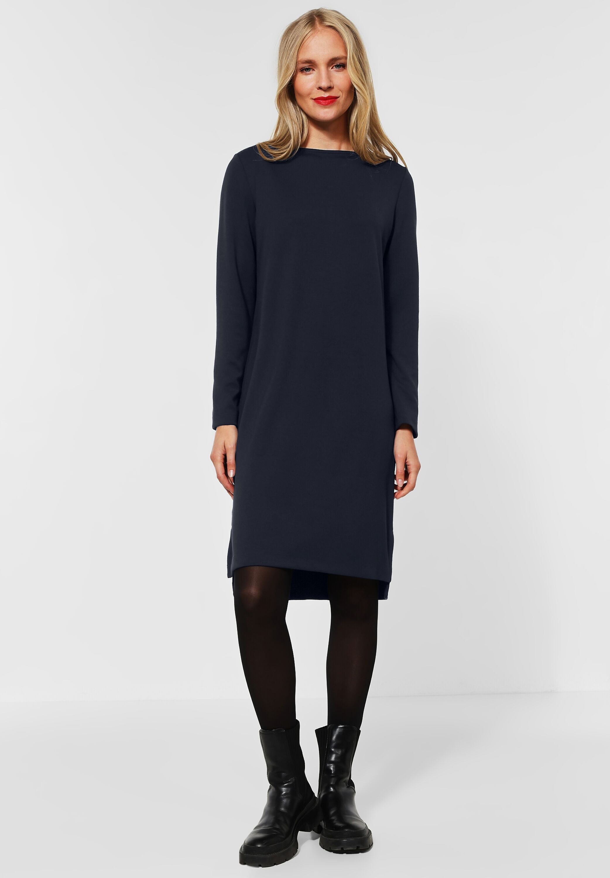 STREET ONE Sweatkleid soft und trageangenehm