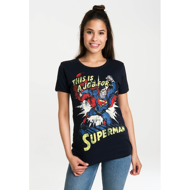 LOGOSHIRT T-Shirt »Superman«, mit lizenzierten Originaldesign bestellen