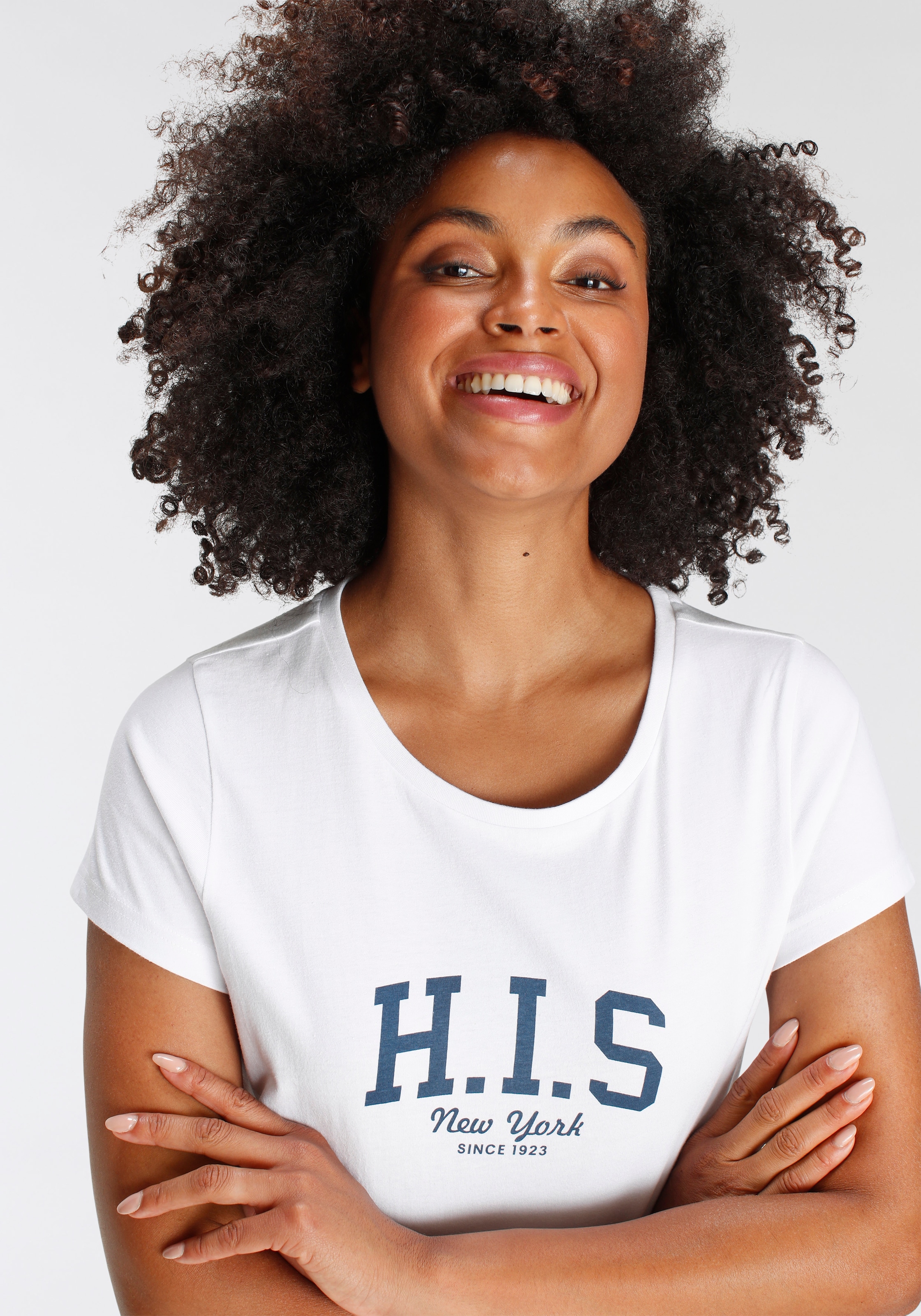 H.I.S T-Shirt, mit Logo-Print vorne I\'m walking | kaufen
