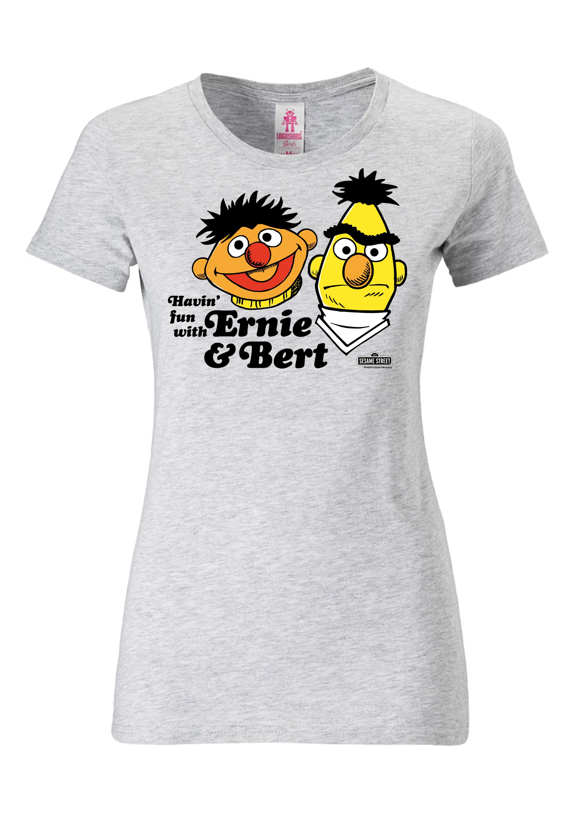 LOGOSHIRT T-Shirt »Sesamstraße Ernie kaufen - mit Bert-Print Fun«, & und Bert Ernie