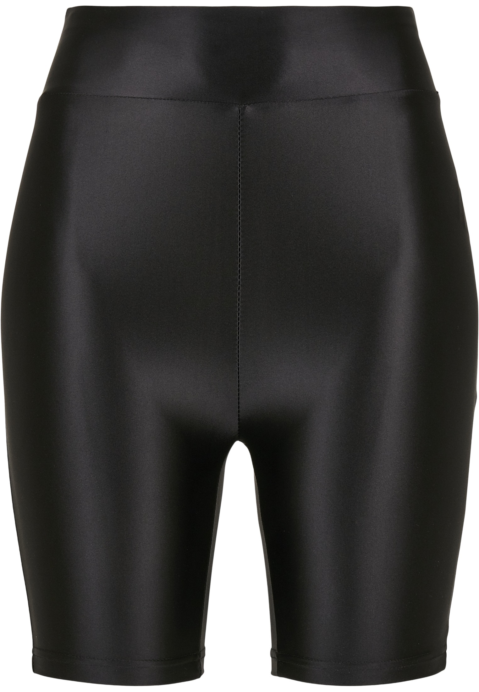 URBAN CLASSICS | Stoffhose Shiny »Damen 2-Pack«, Ladies (1 Metallic I\'m Highwaist Shorts Cycle walking tlg.)