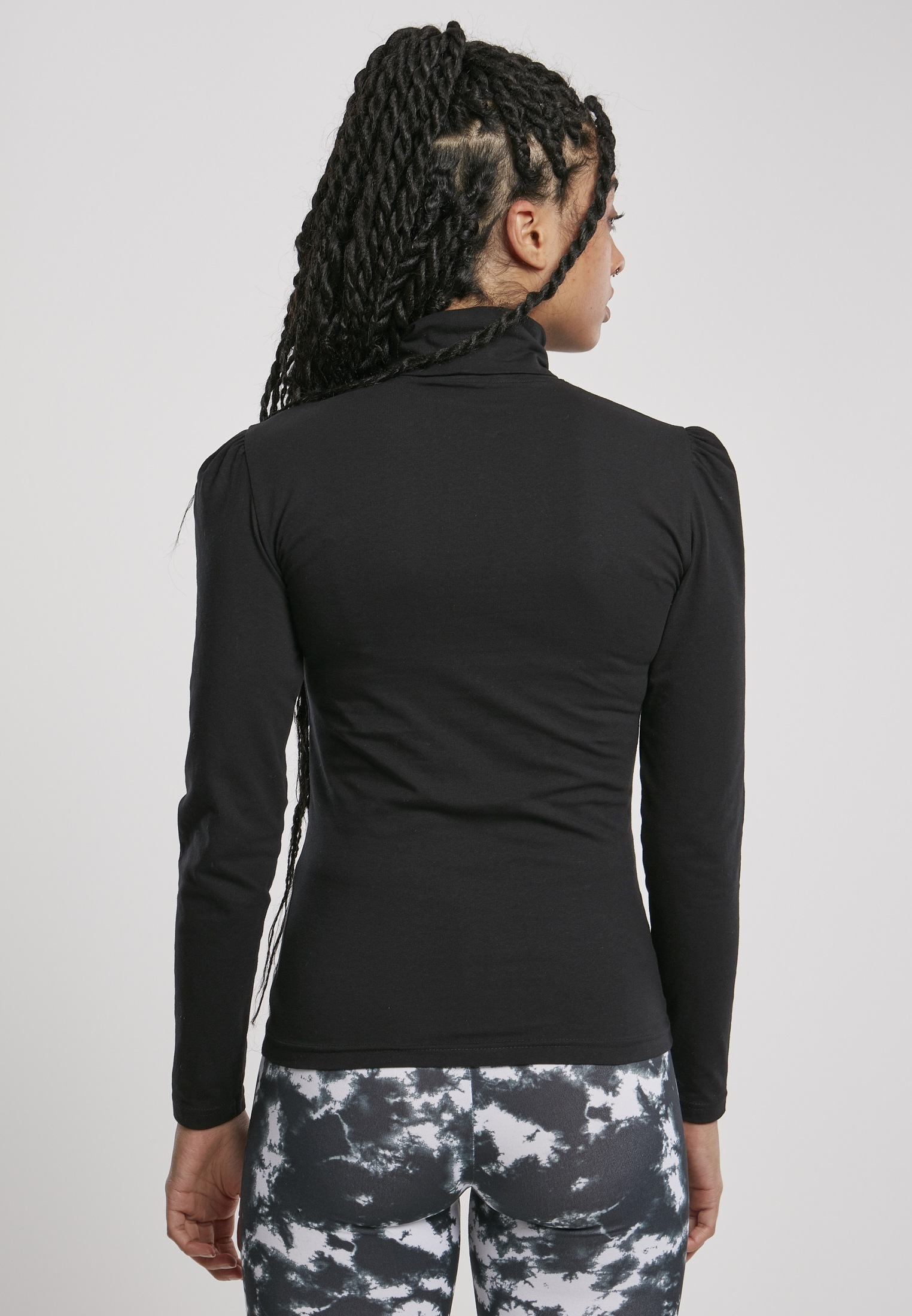 URBAN CLASSICS Langarmshirt »Damen Ladies Puffer (1 tlg.) walking online | Turtleneck Sleeve I\'m L/S«