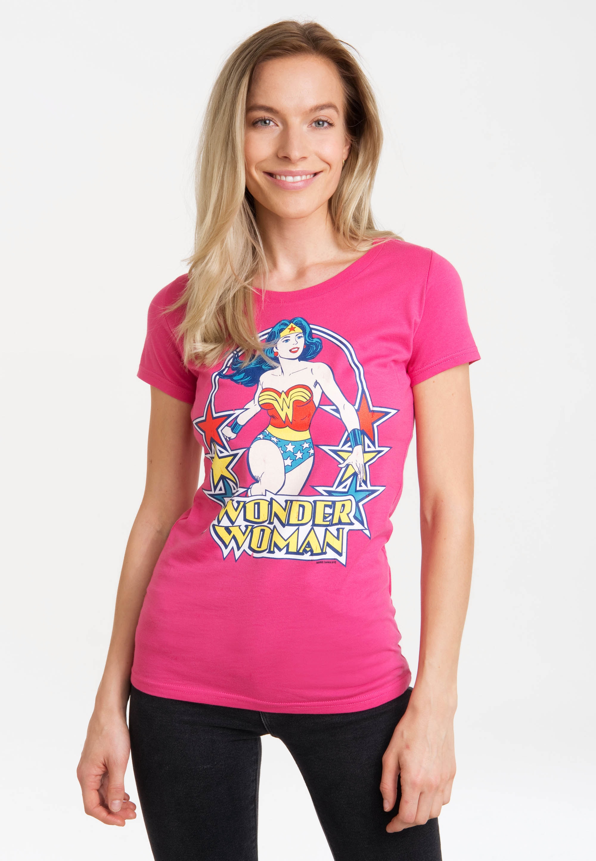LOGOSHIRT T-Shirt »Print DC Comics Wonder Woman Stars«, mit lizenziertem  Print kaufen