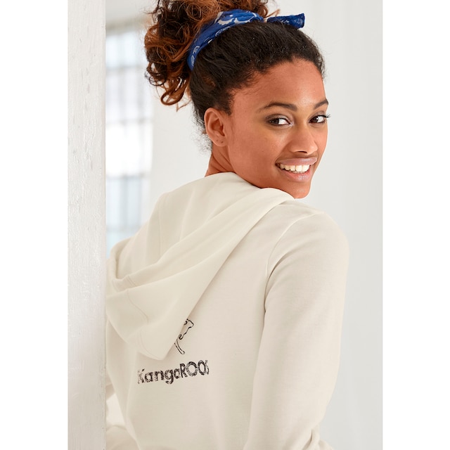 KangaROOS Sweatjacke, mit großem Logodruck auf dem Rücken, Loungeanzug  kaufen | I\'m walking