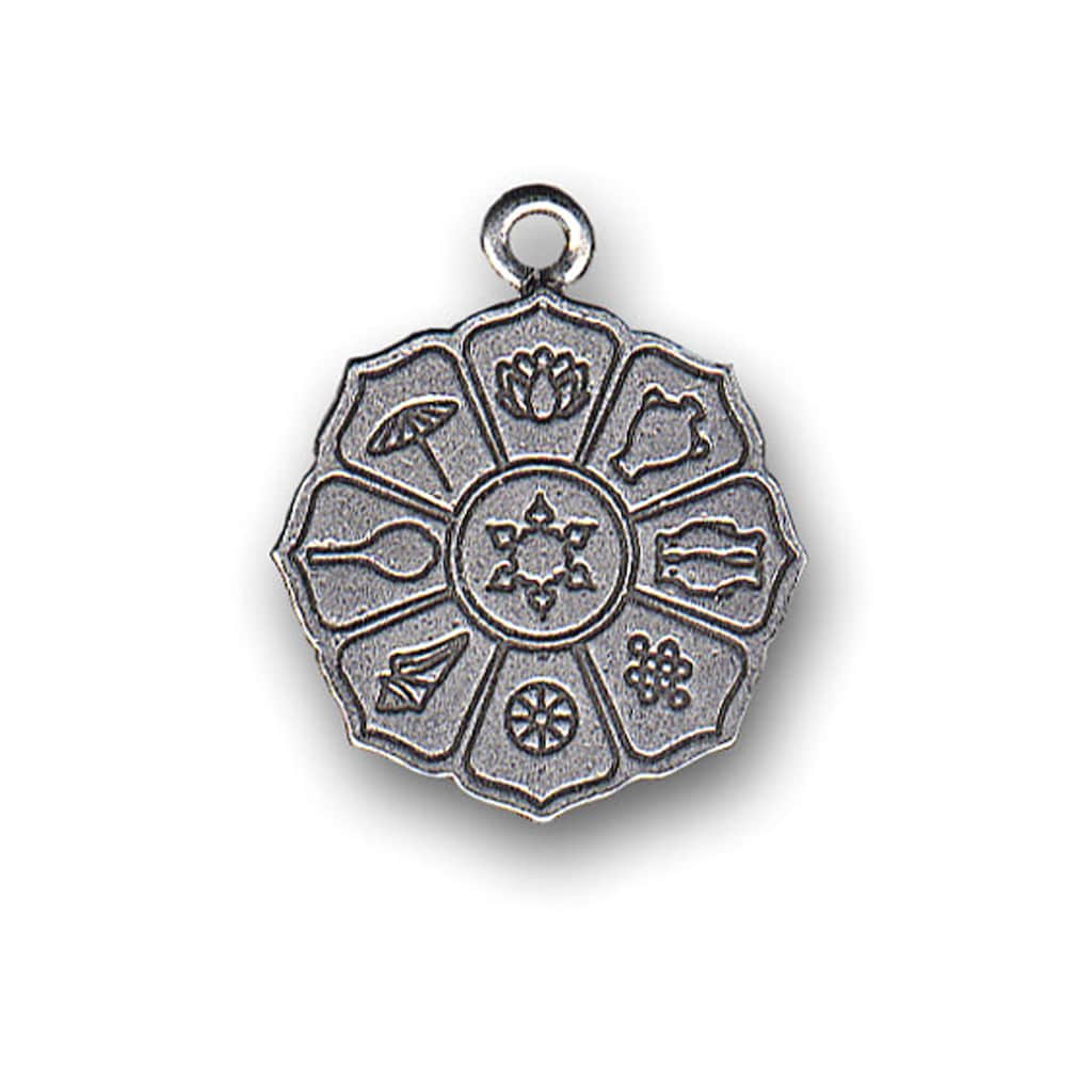 Adelia´s Amulett Amulett Anhänger Feng Shui Die 8 schützenden Symbole Die 8 schützenden Symbole - Schutz vor bösen Absichten