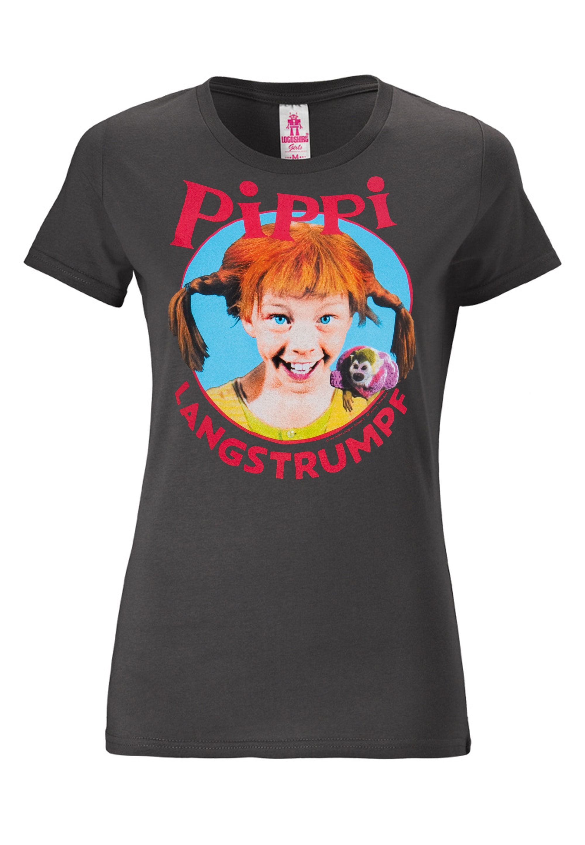 LOGOSHIRT T-Shirt »Pippi Langstrumpf«, Originaldesign mit shoppen lizenziertem