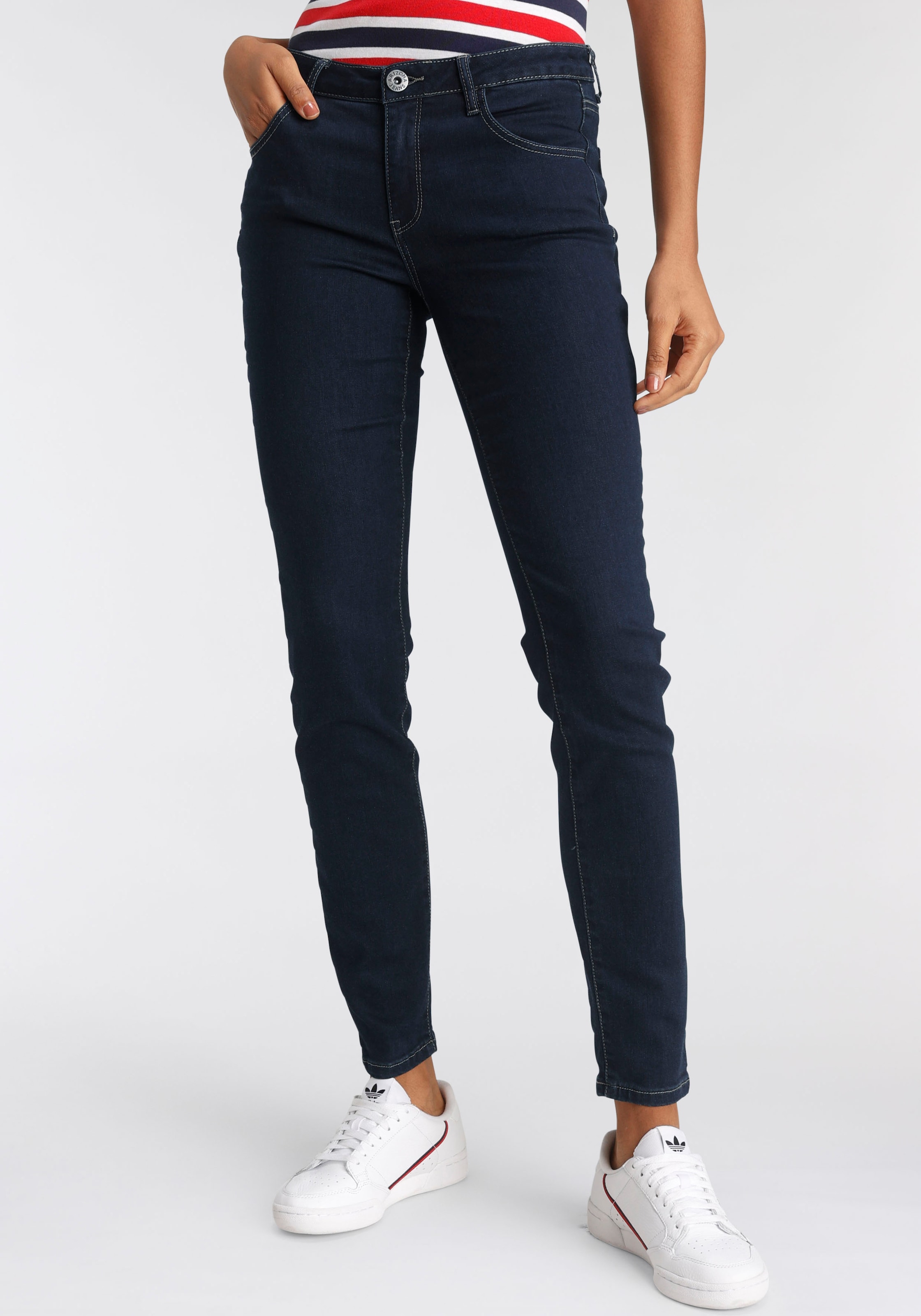 Arizona Mid Skinny-fit-Jeans I\'m »Ultra-Stretch«, walking Waist online |