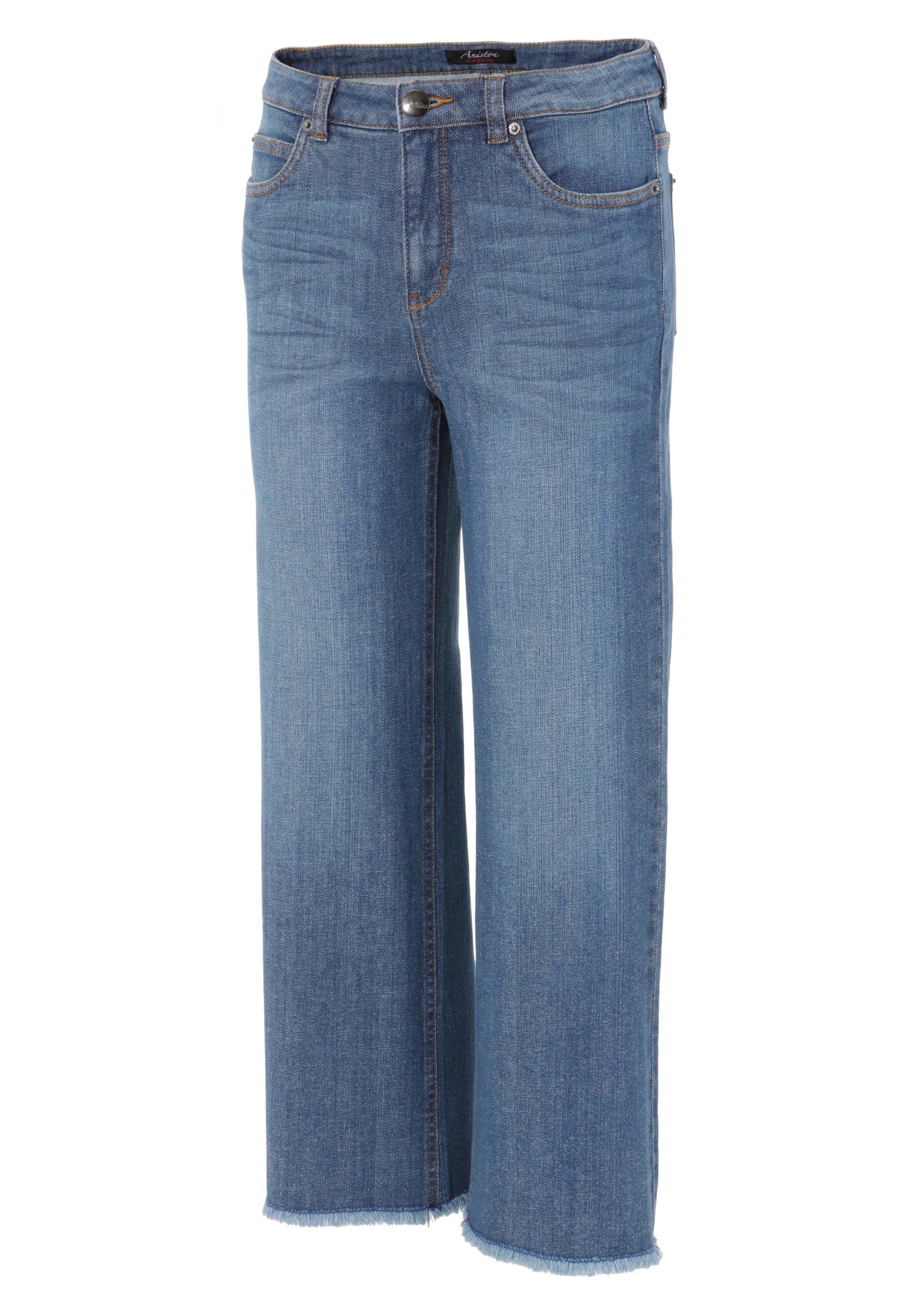 Aniston CASUAL 7/8-Jeans, mit kaufen ausgefranstem I\'m walking leicht Beinabschluss 